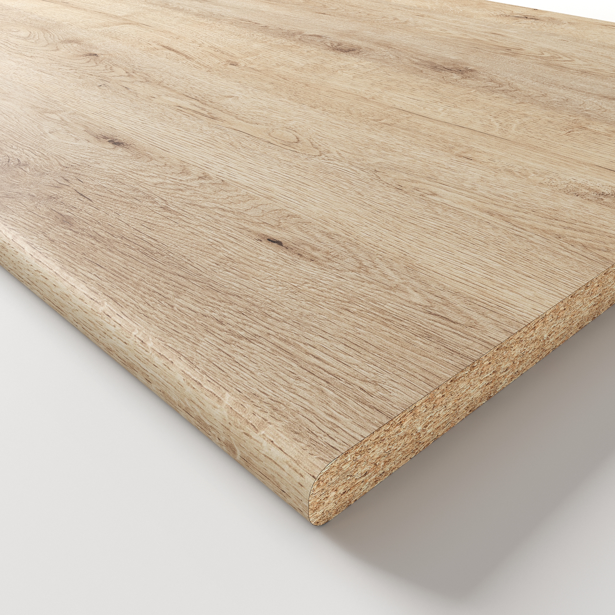 Изображение товара Кухонная столешница Slotex 120x60x2.5 см ДСП цвет дуб корсика с постформингом