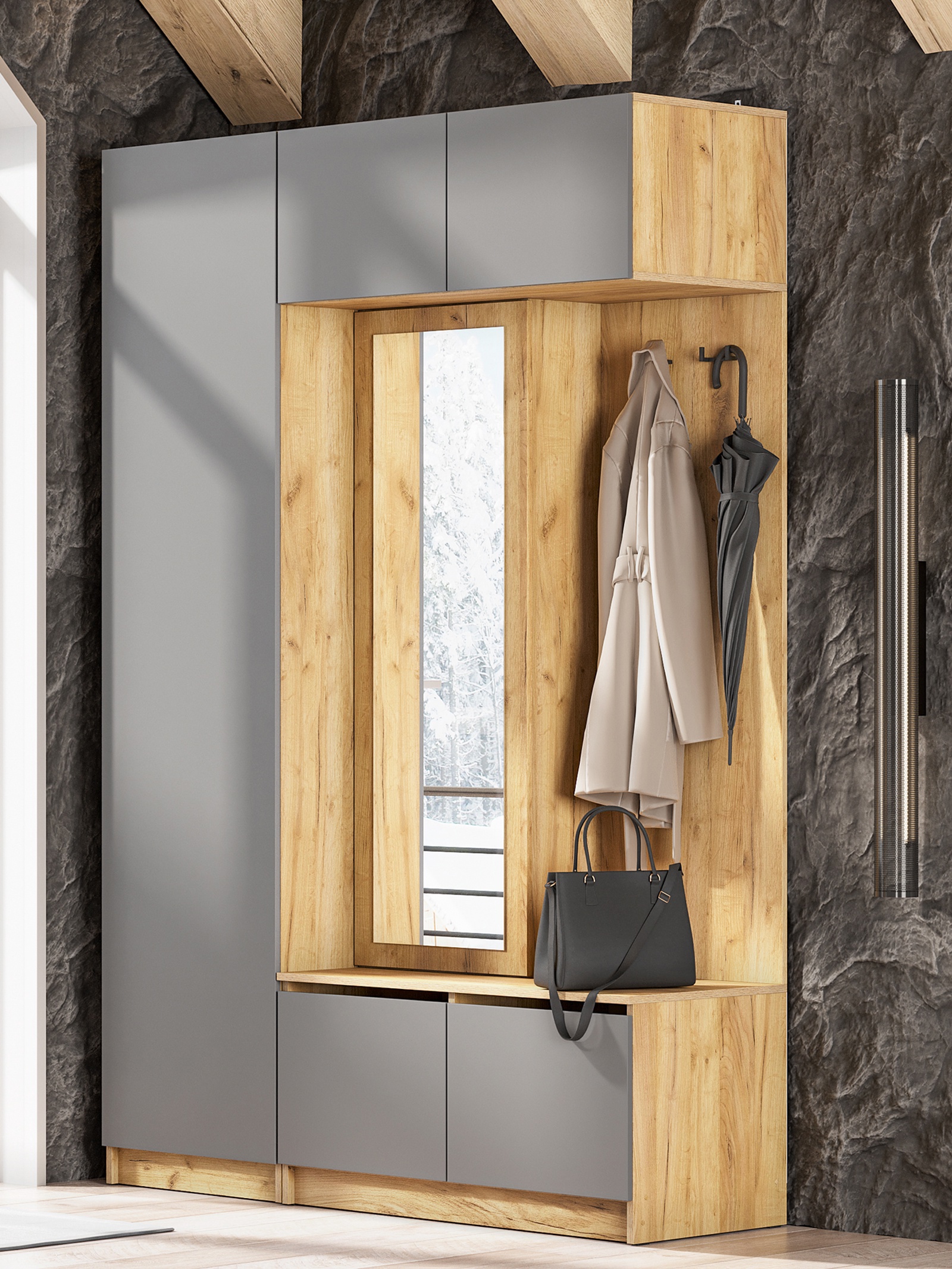 Изображение товара Комплект мебели для прихожей Сима-ленд Авиньон 140x221 см