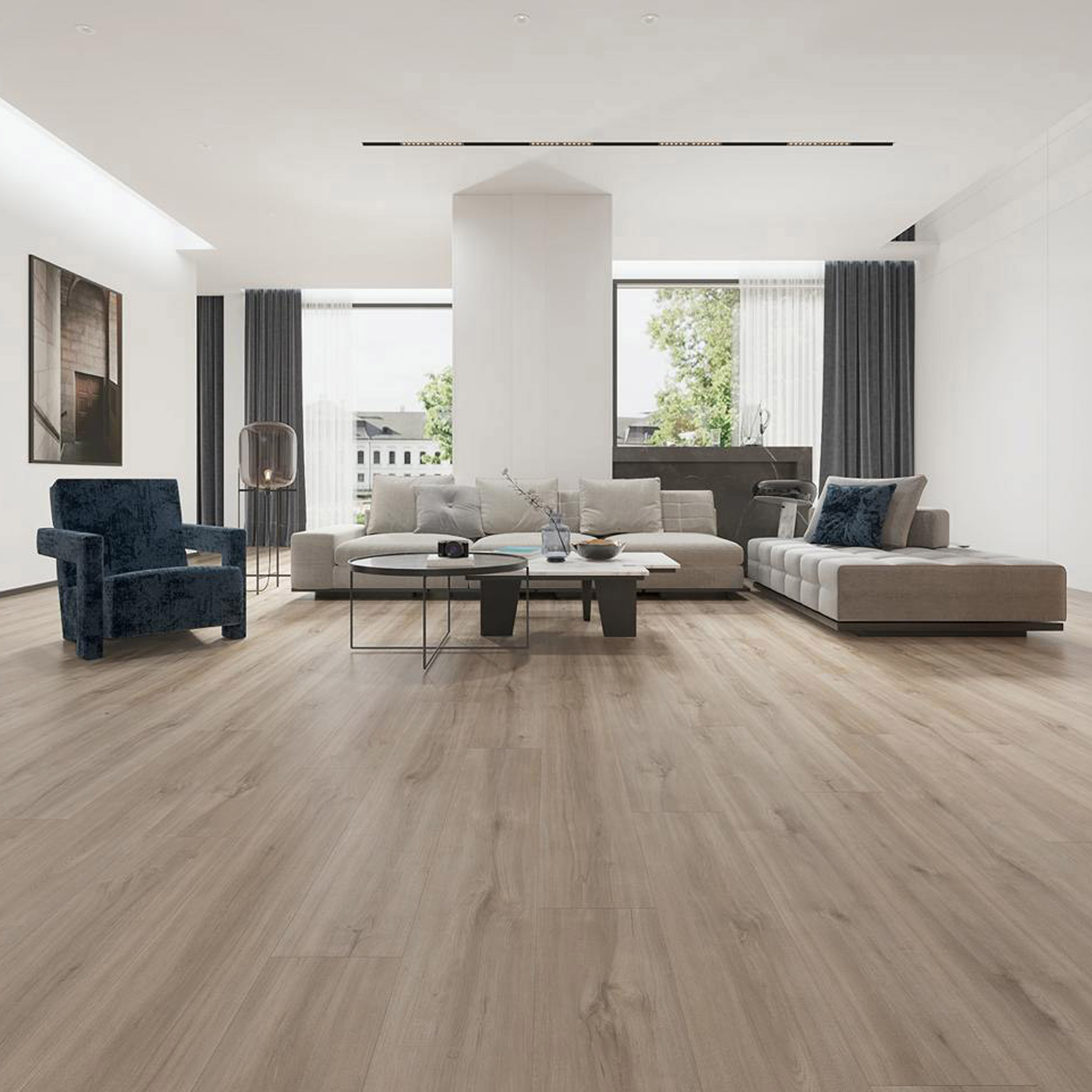 Изображение товара SPC плитка I-Floors High Дуб Арасияма 4.2 мм 2.06 м² влагостойкий пол