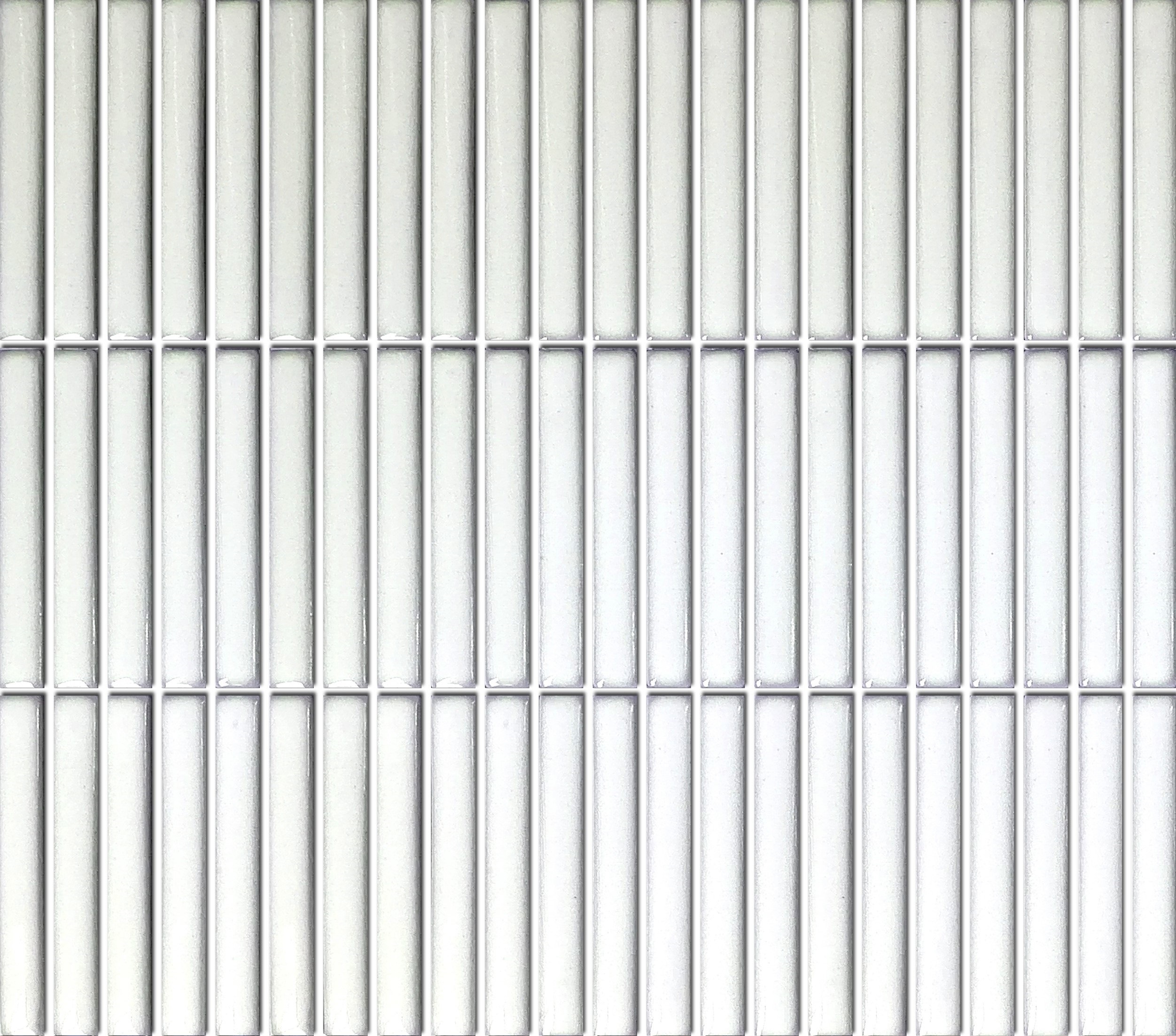 Изображение товара Декоративная керамическая мозаика NSmosaic R-337 белая 30.8x28.2 см