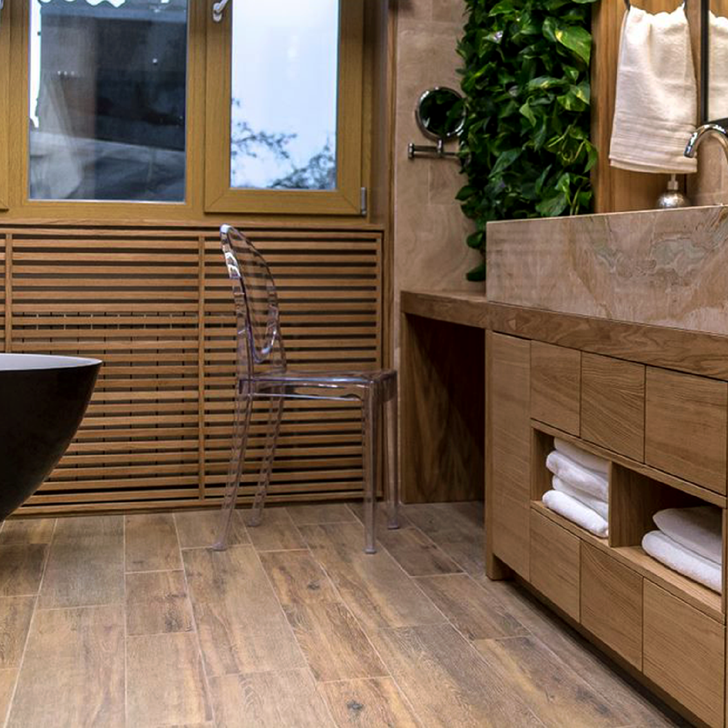 Изображение товара Керамогранит Estima Sun Deck SU01 19.4x120 см бежевый матовый для пола и стены