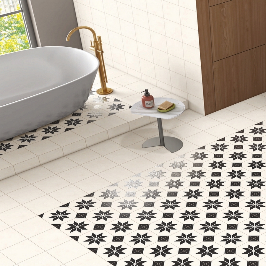 Изображение товара Керамогранит Motto Levels N100086 20x20см серый для пола и стен