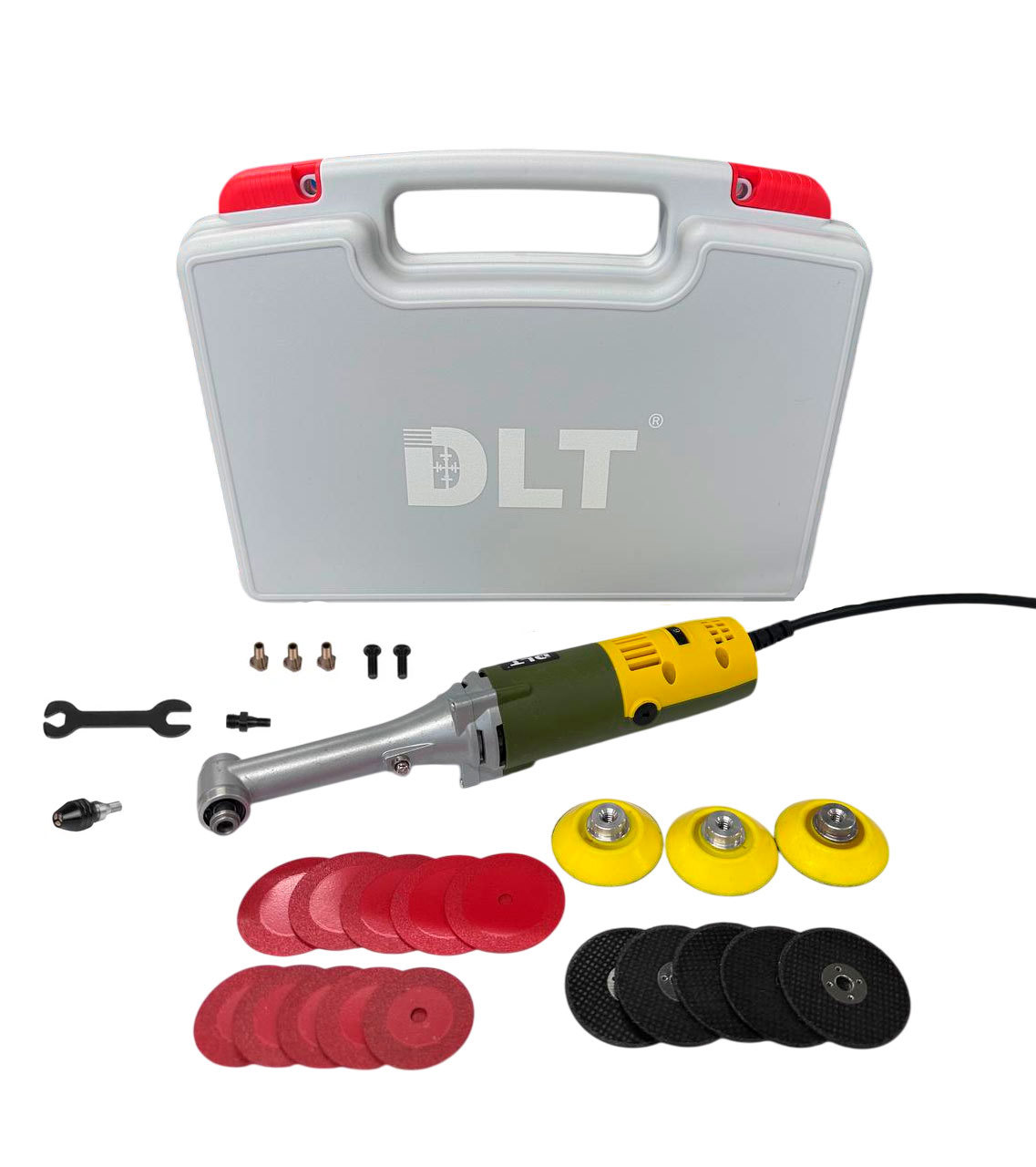 Изображение товара Гравер сетевой DLT G-500 100 Вт с регулятором скорости и комплектом аксессуаров