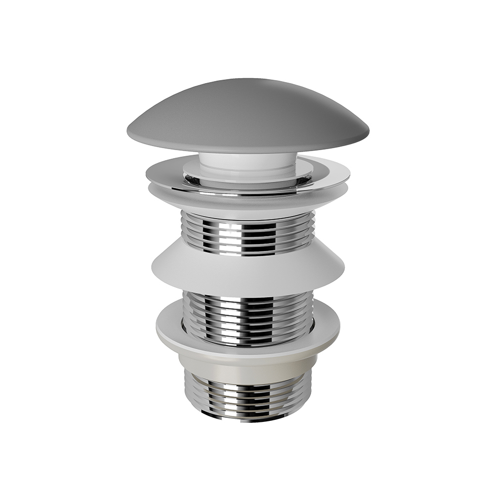 Изображение товара Донный клапан для раковины Aqueduto RAL0130 7 см ø45 клик-клак цвет серый