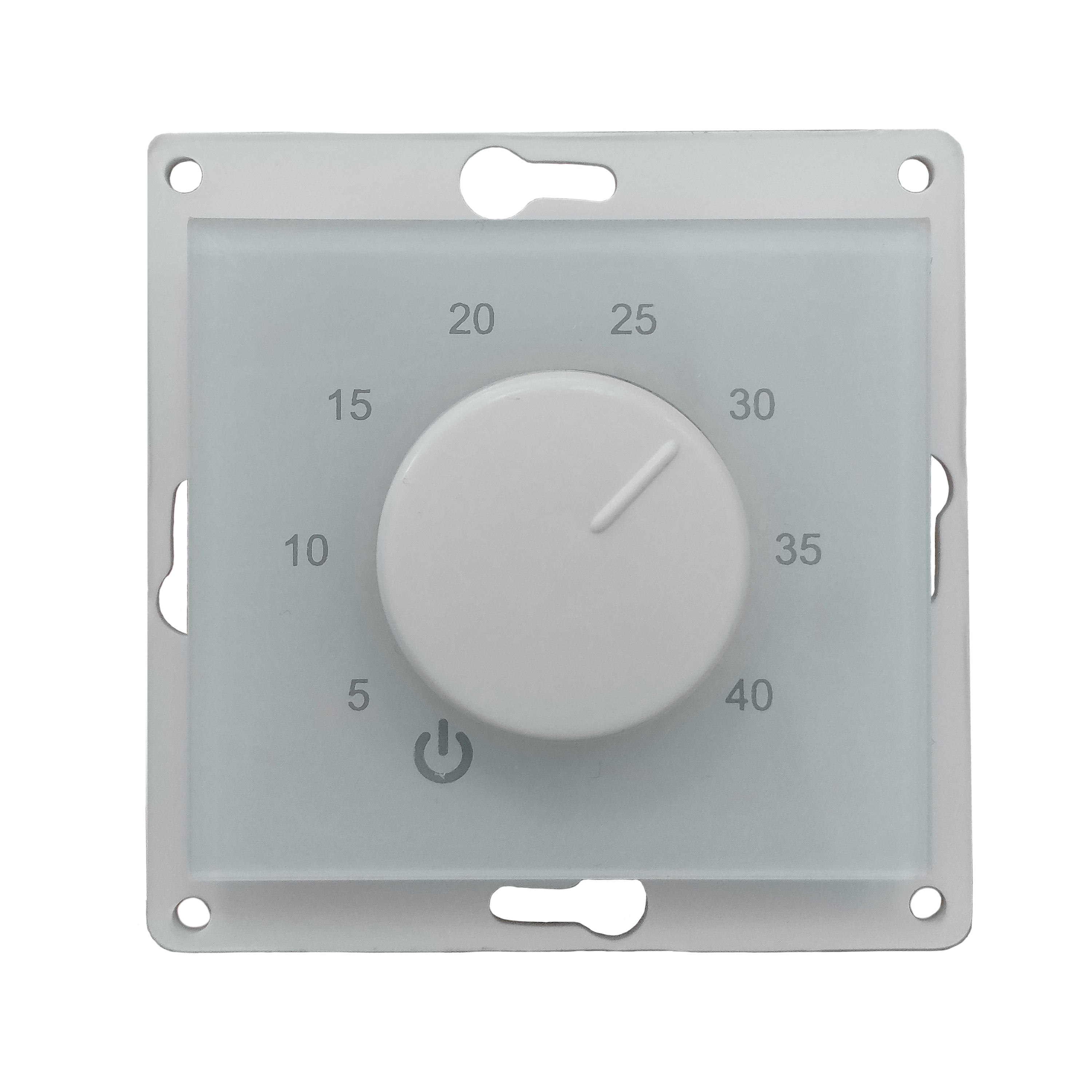 Изображение товара Терморегулятор для теплого пола Extherm механический белый Th-HF-V-W