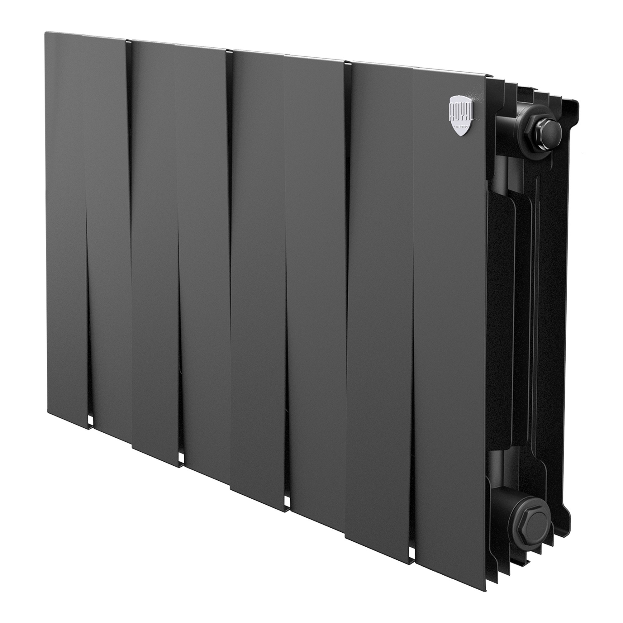 Изображение товара Радиатор секционный Royal thermo PianoForte 300 черный 8 секций