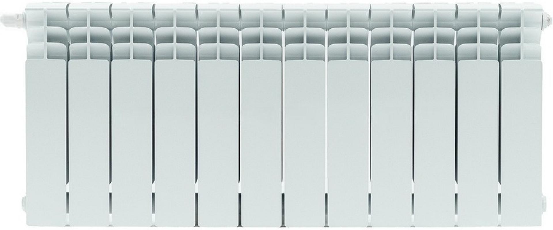Изображение товара Радиатор секционный Stout Titan 350 SRB-3320-035014 350/100 14 секций боковое подключение биметалл цвет белый с кронштейном