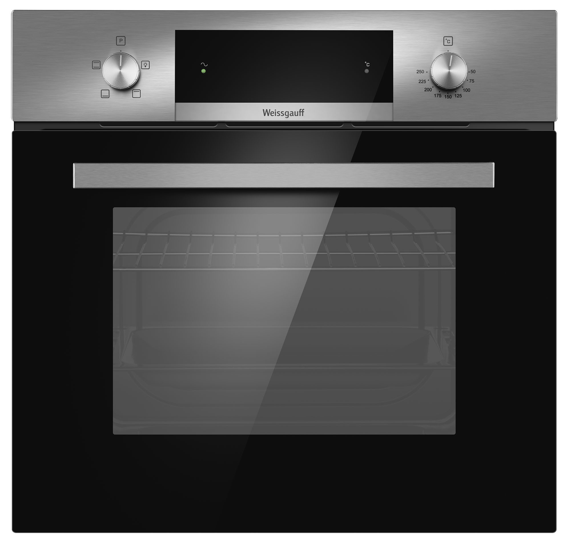 Изображение товара Духовой шкаф Weissgauff EOM 104 X 59.5х59х52 см цвет нержавеющая сталь Изображение товара Духовой шкаф Weissgauff EOM 104 X 59.5х59х52 см цвет нержавеющая сталь