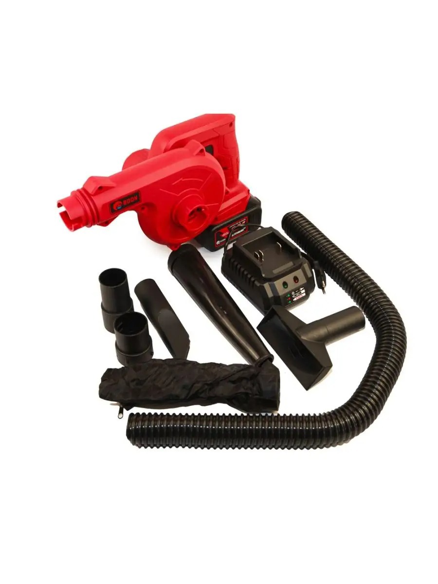 Изображение товара Воздуходувка аккумуляторная Edon AKM-21 21 В АКБ и ЗУ в комплекте