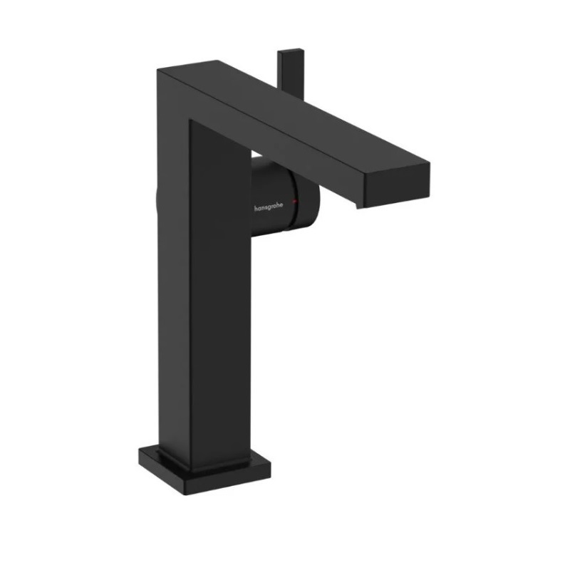 Изображение товара Смеситель для раковины Hansgrohe Tecturis E 150 Fine однорычажный цвет черный матовый
