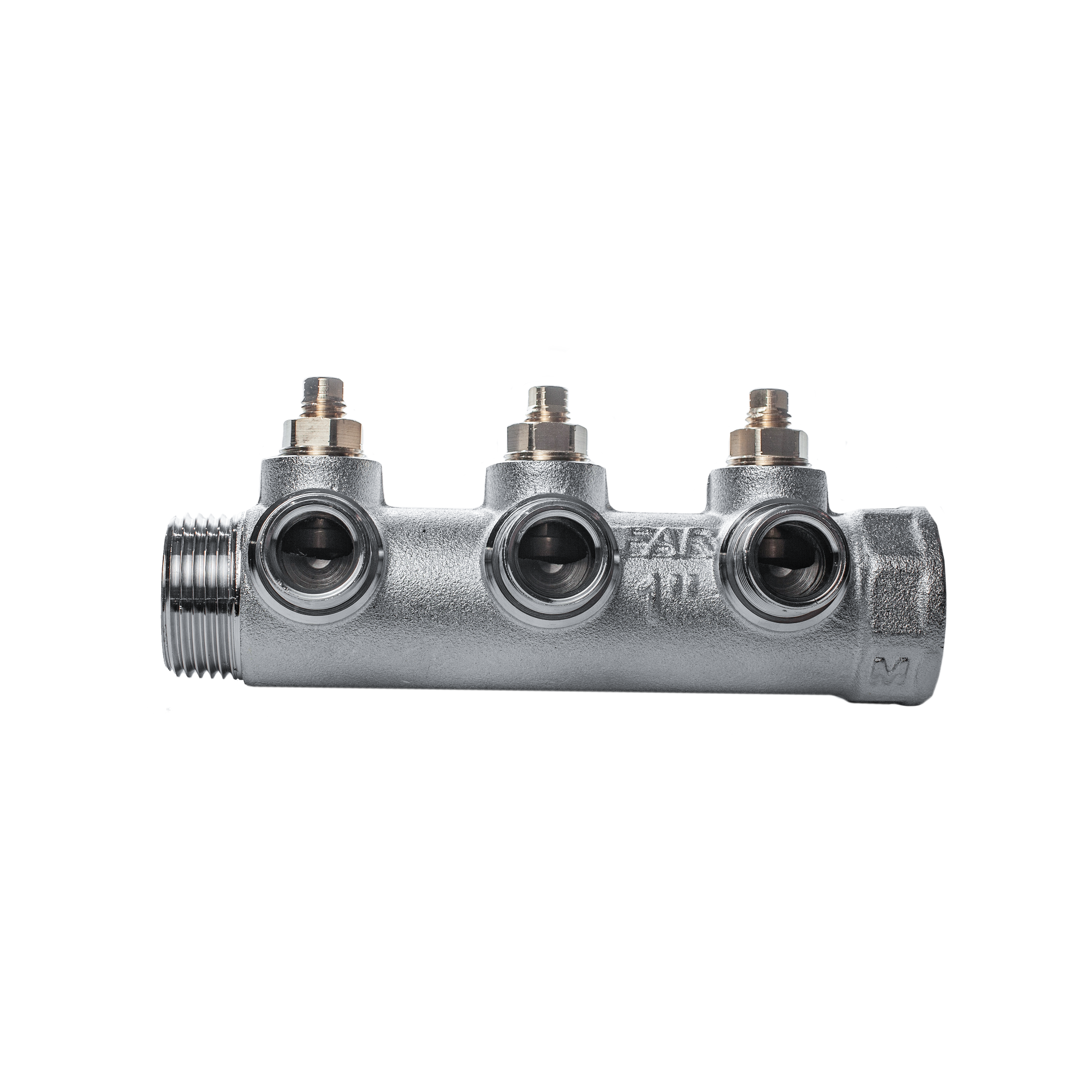Коллектор распределительный FAR FK 3822 112UN 1"x1/2" евроконус 3 выхода латунь - 5