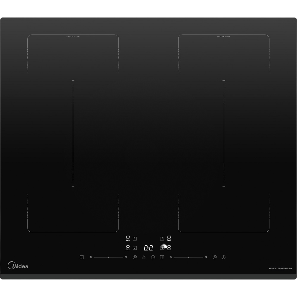 Изображение товара Индукционная варочная панель Midea MIH67787F 59 см 4 конфорки черный