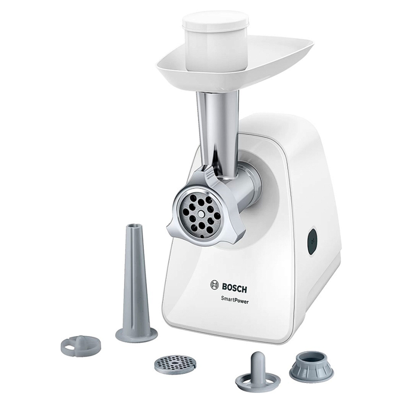 Изображение товара Мясорубка электрическая Bosch SmartPower 1700 Вт цвет белый