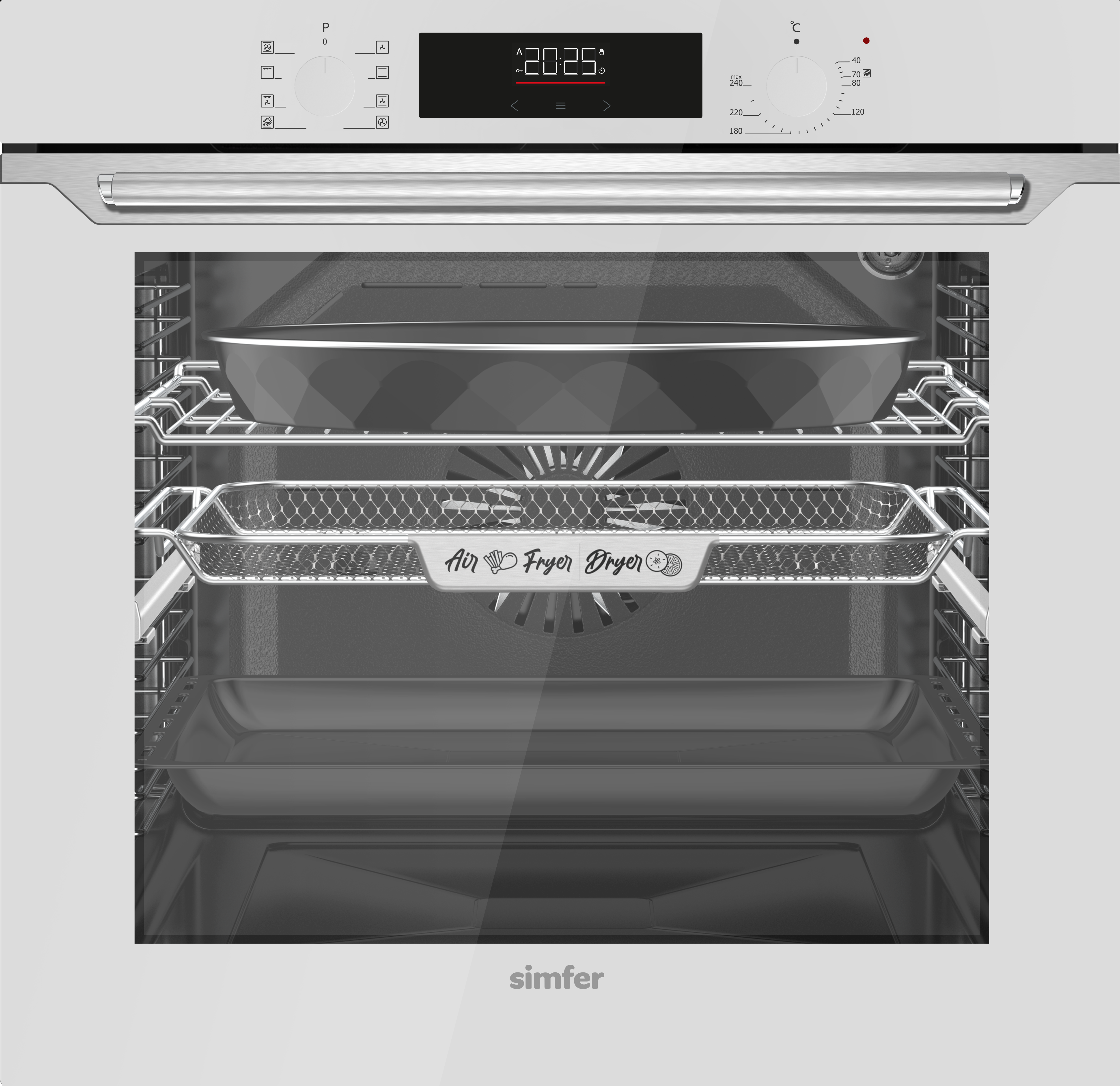 Изображение товара Духовой шкаф Simfer B6EC68025 59.5х59.5х56.5 см цвет белый