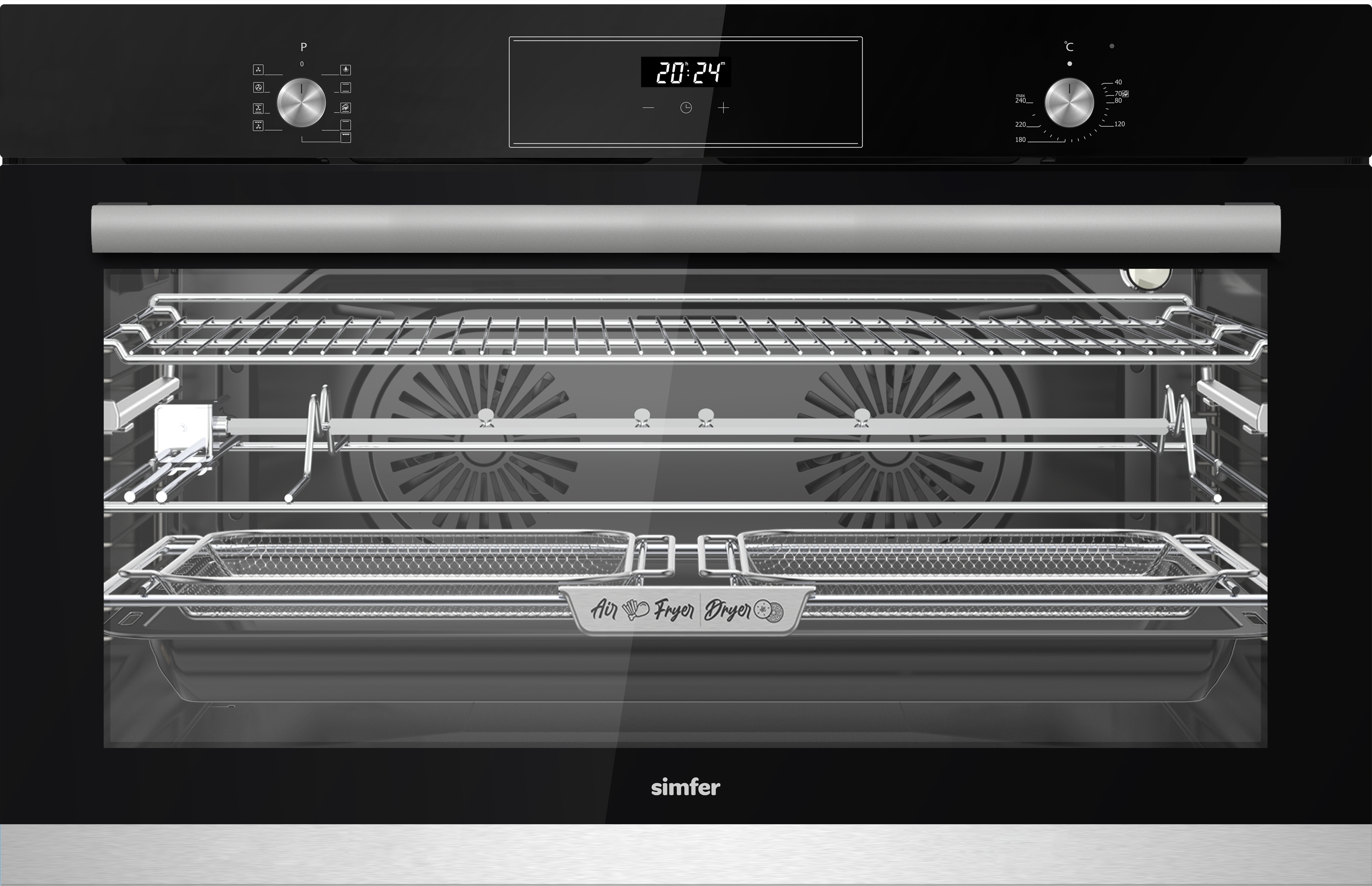 Изображение товара Духовой шкаф Simfer B9ES69025 89.5х59.5х56.5 см цвет черный