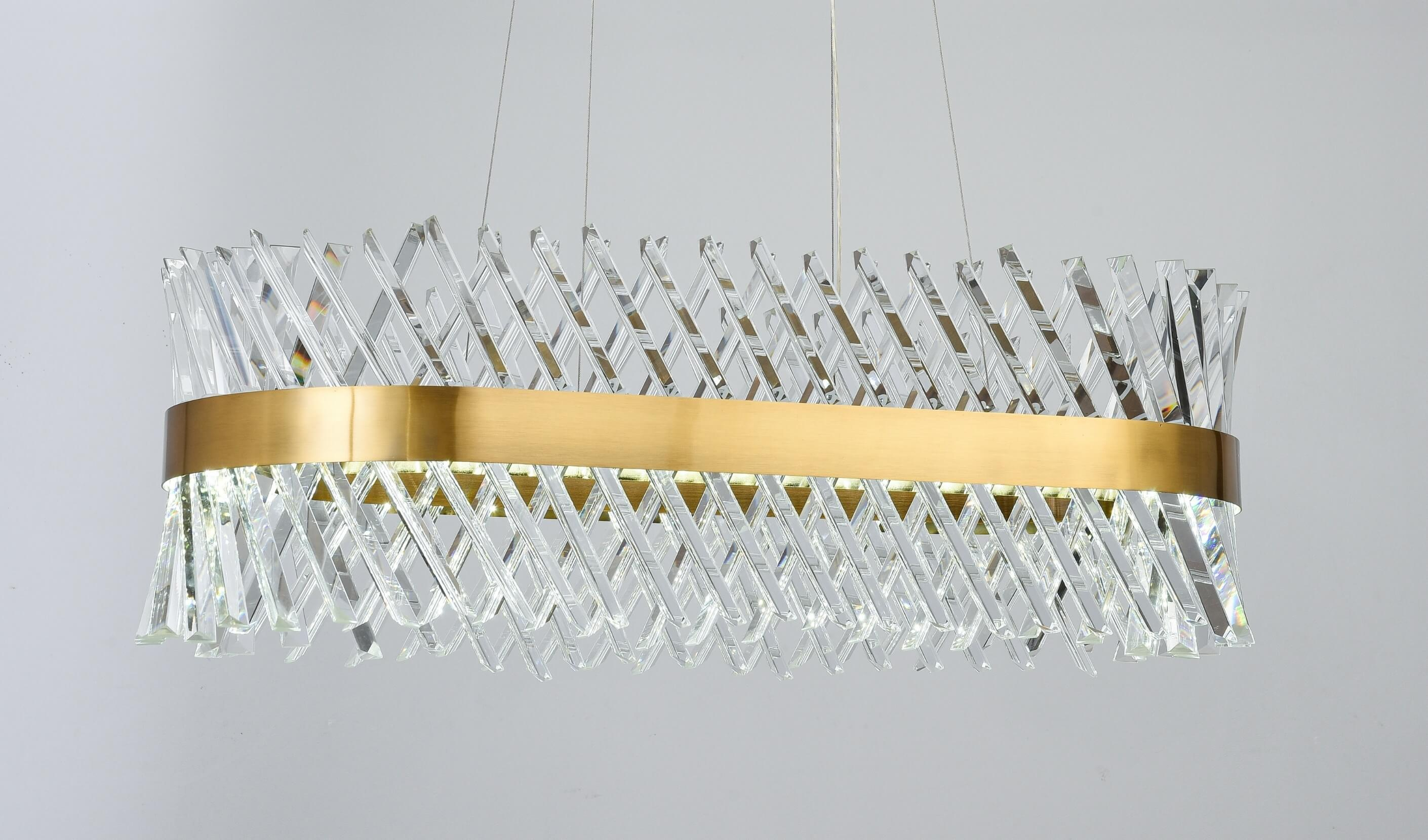 Изображение товара Люстра подвесная LUMINA DECO LDP 8016-800-PR MD Ringletti бронза современный дизайн