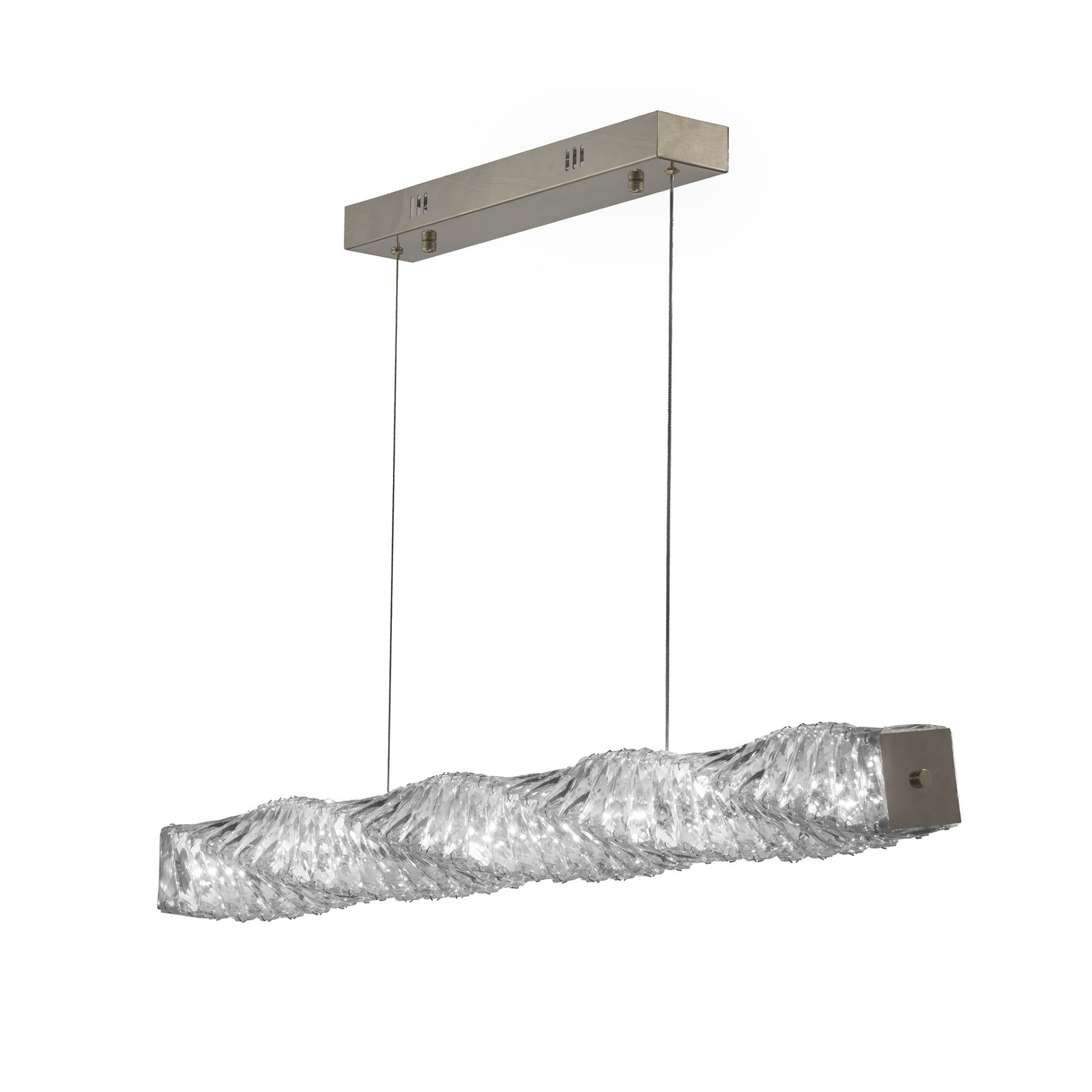 Изображение товара Современный подвесной светодиодный светильник Lumina deco 6035 Ldp 6035-pr chr с регулировкой темпе