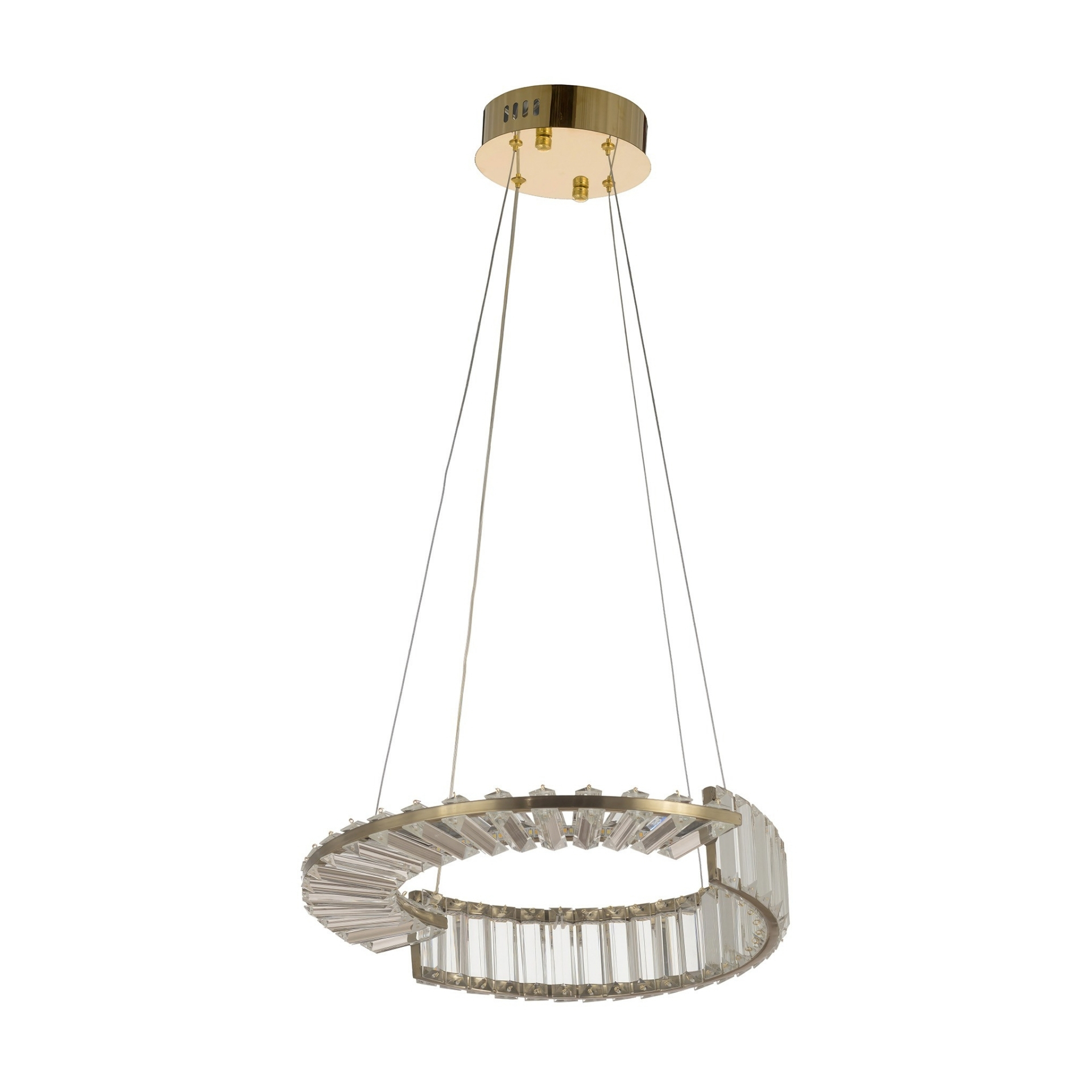 Изображение товара Светильник подвесной светодиодный Lumina deco 6036 Ldp 6026-400 gd нейтральный белый свет цвет хром/прозрачный Изображение товара Светильник подвесной светодиодный Lumina deco 6036 Ldp 6026-400 gd нейтральный белый свет цвет хром/прозрачный
