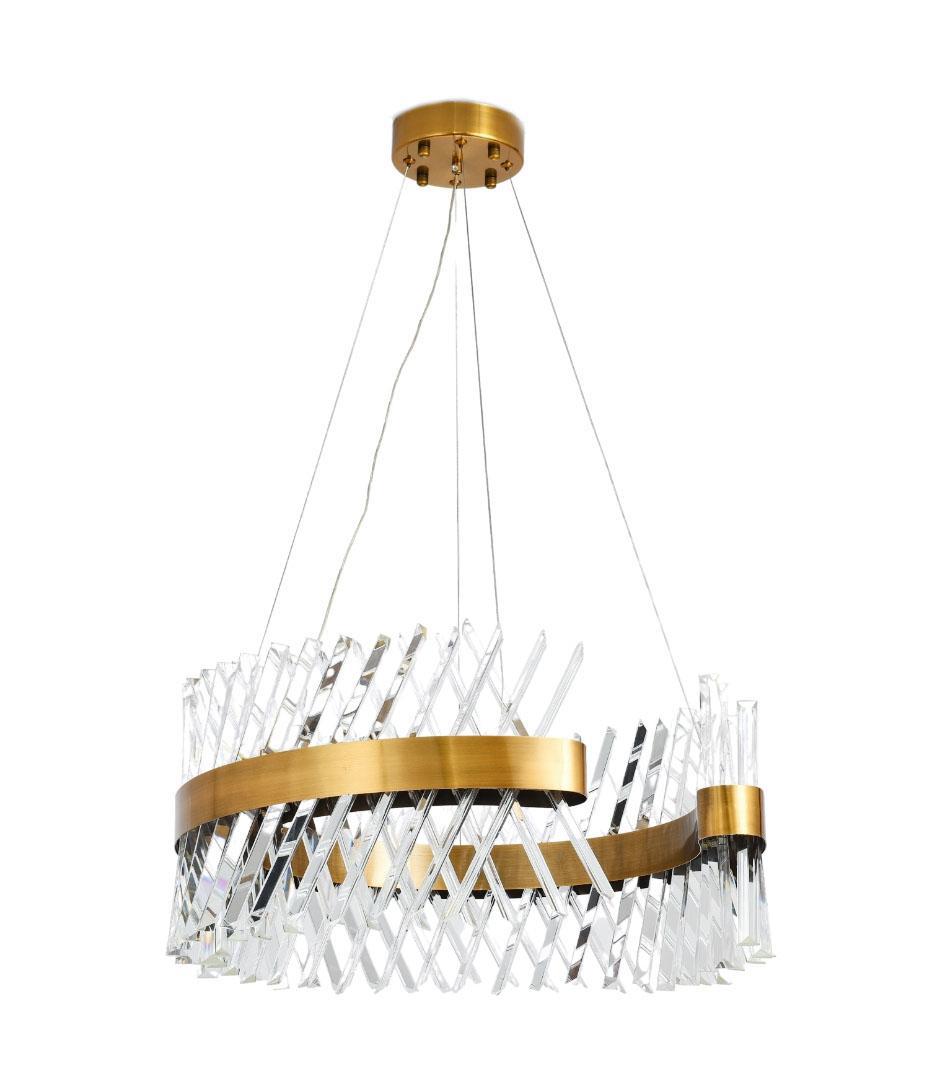 Изображение товара Подвесная люстра Lumina Deco Ringletti LDP 8016-600 MD бронза 1 лампа