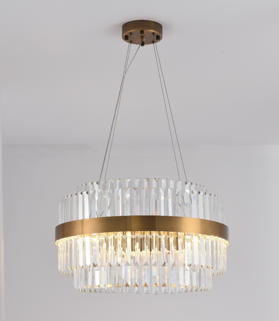Изображение товара Люстра подвесная Lumina Deco Ringletti LDP 8017-600 MD цвет бронза