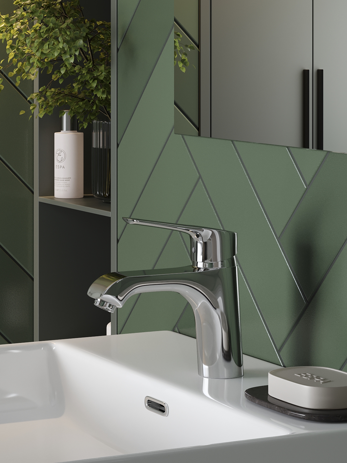 Изображение товара Смеситель для раковины Agger TL-1302100 однорычажный цвет хром