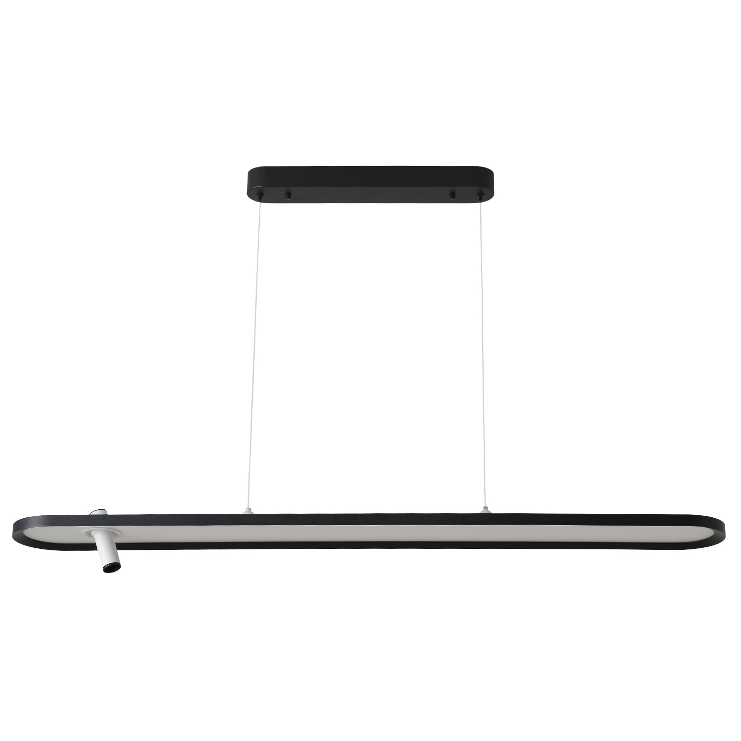 Изображение товара Светильник подвесной светодиодный Crystal lux Contour sp45w led black 15 м² нейтральный белый свет цвет черный