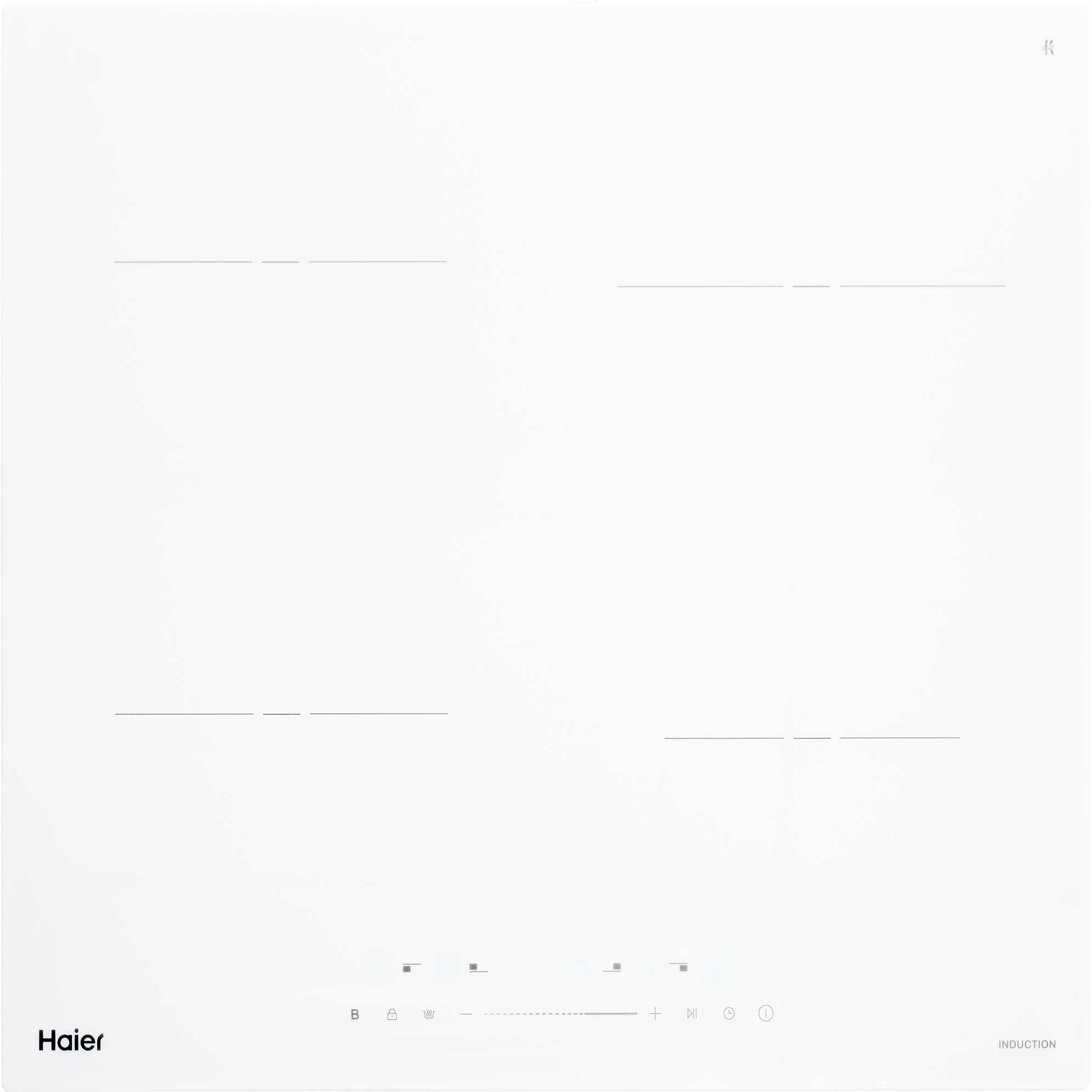 Индукционная варочная панель Haier HHY-Y64TVTW 59 см 4 конфорки цвет белый - 3