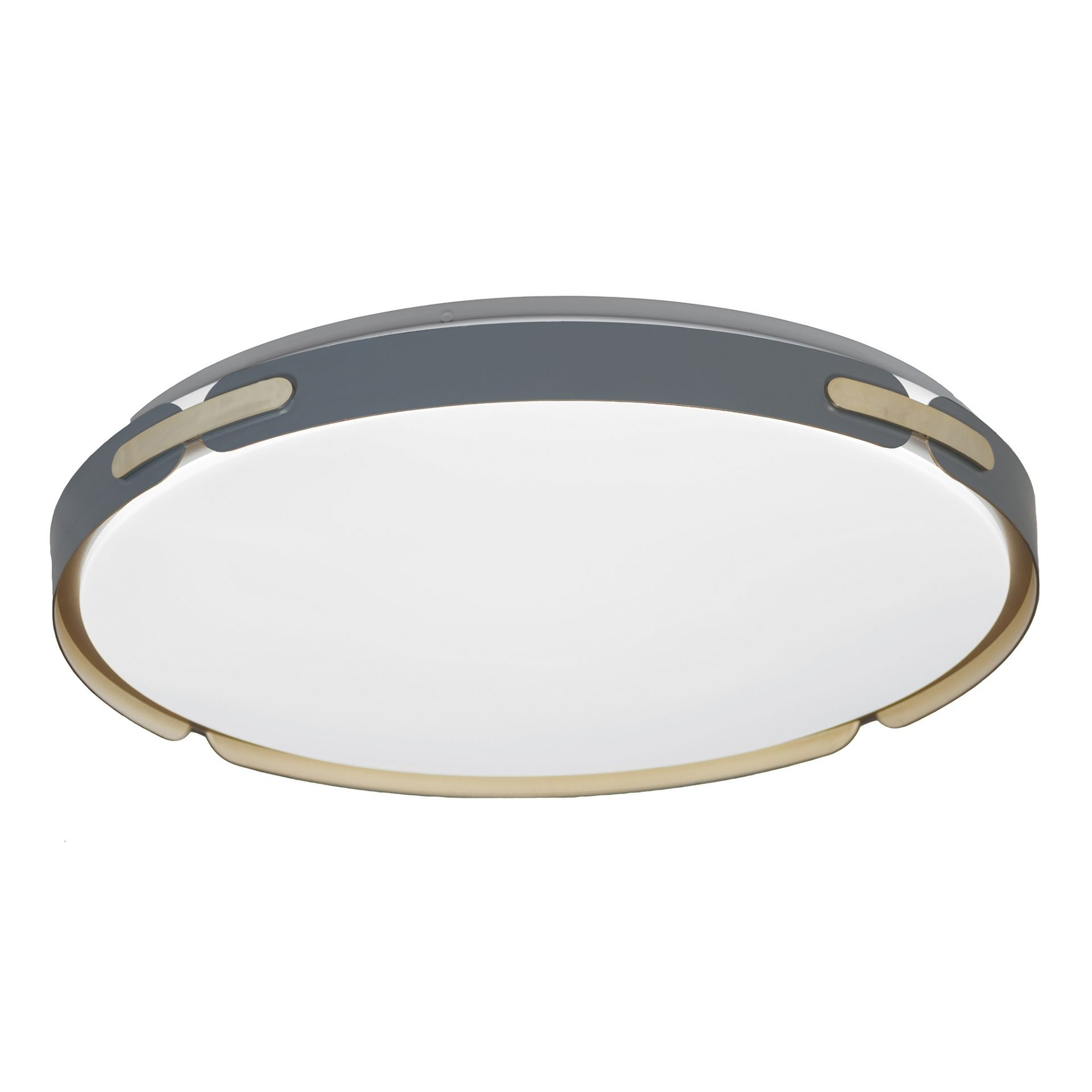 Изображение товара Светильник потолочный светодиодный Lumina deco LMD_LDC_8063-48W_BL Paneli 14 м² регулируемый белый свет цвет серый/серебристый