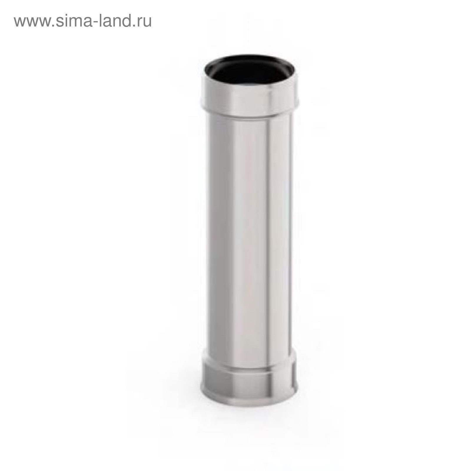 Изображение товара Труба для дымохода УМК ⌀115мм 0.5м нержавеющая сталь 0.5мм