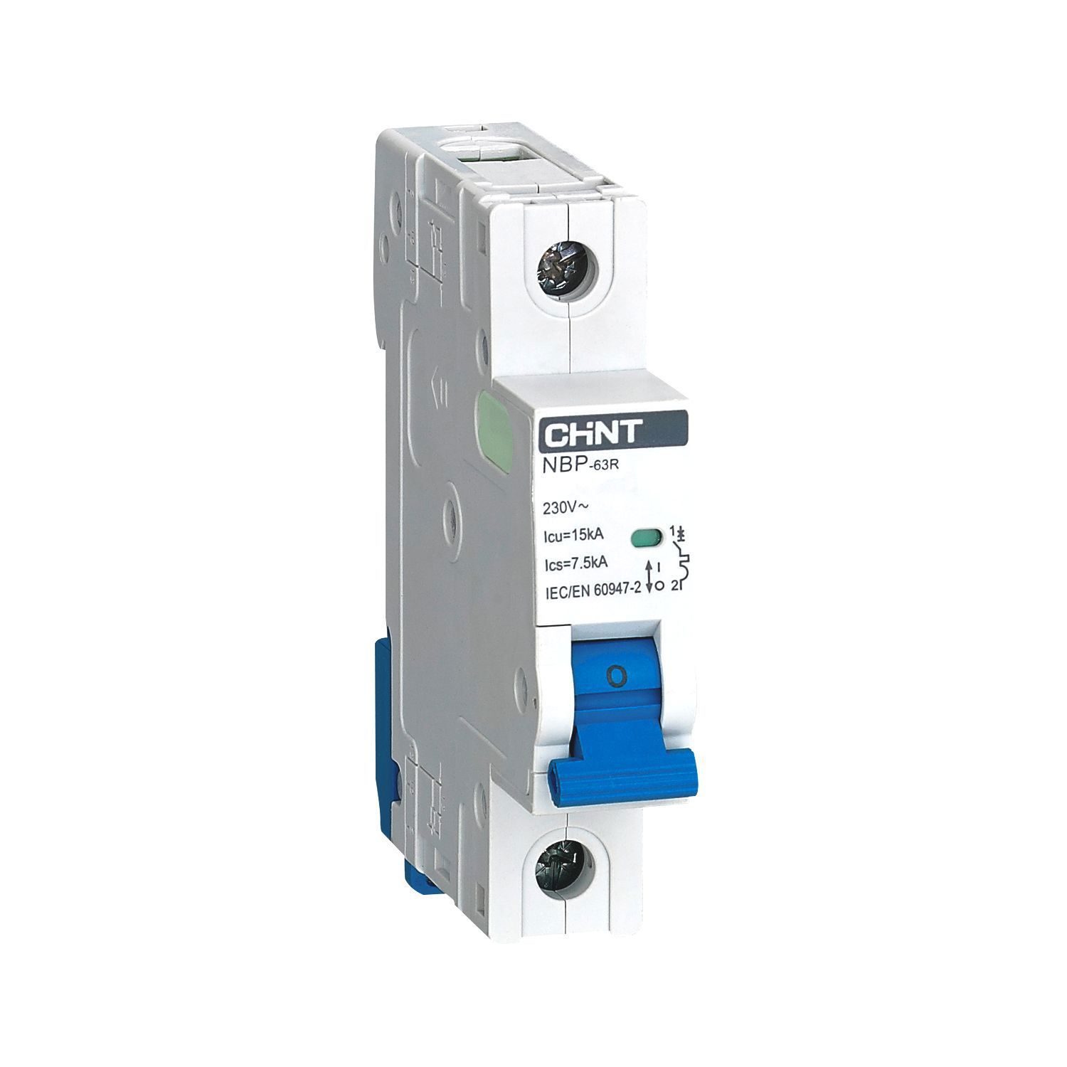 Изображение товара Автоматический выключатель Chint NBP-63R 1P C20 А 15 кА 352367