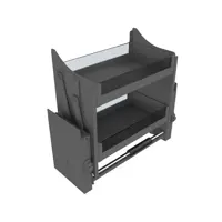 Изображение товара Полка выдвижная Firmax Lift-up 85x56x30 см хромированная металлическая