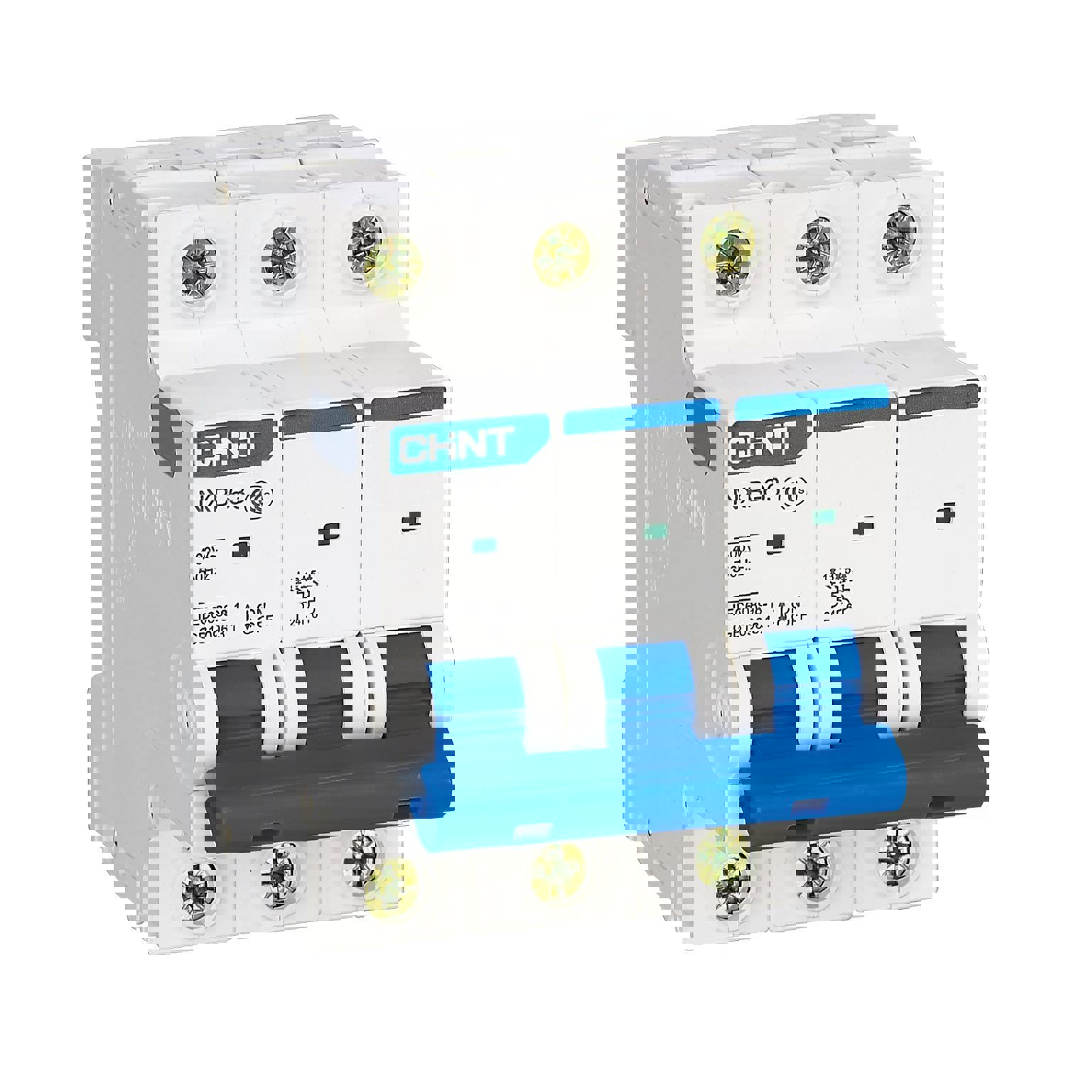 Изображение товара Автоматический выключатель Chint NXB-63S 3P C20 А 4.5 кА 296841