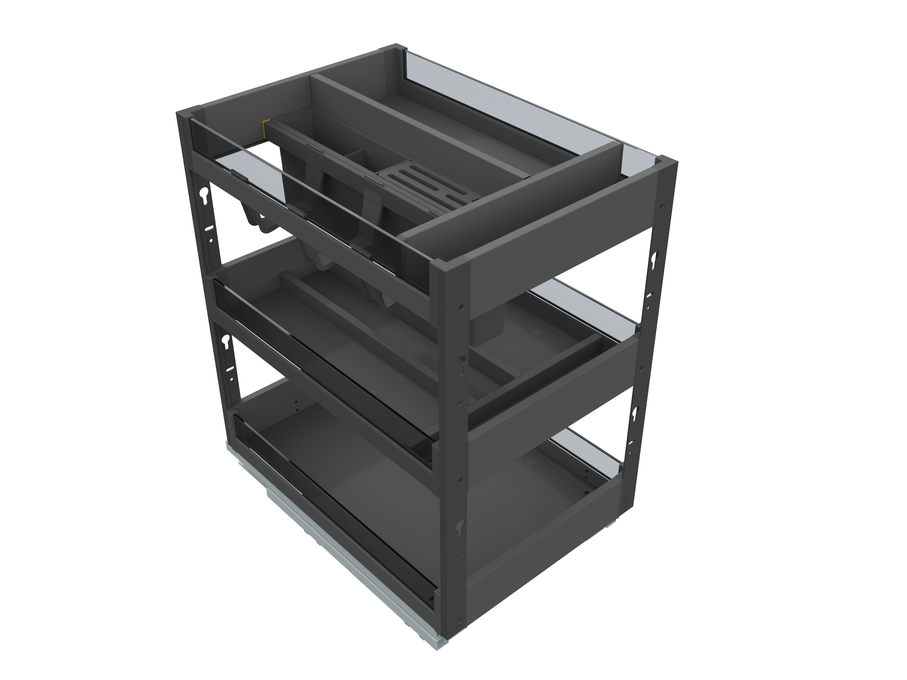 Изображение товара Бутылочница Firmax 35x45x35 см цвет серый