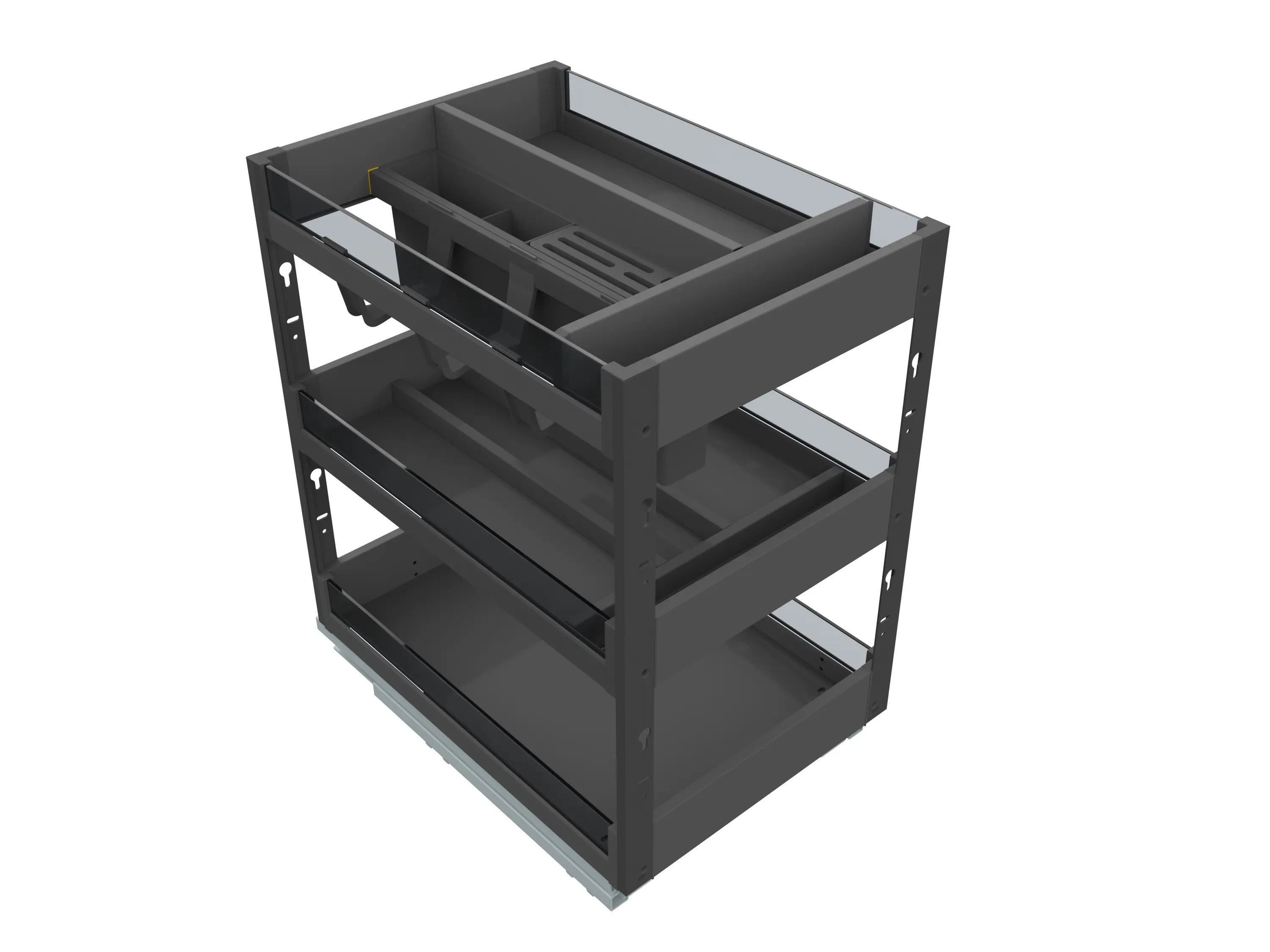Бутылочница Firmax 35x45x35 см цвет серый