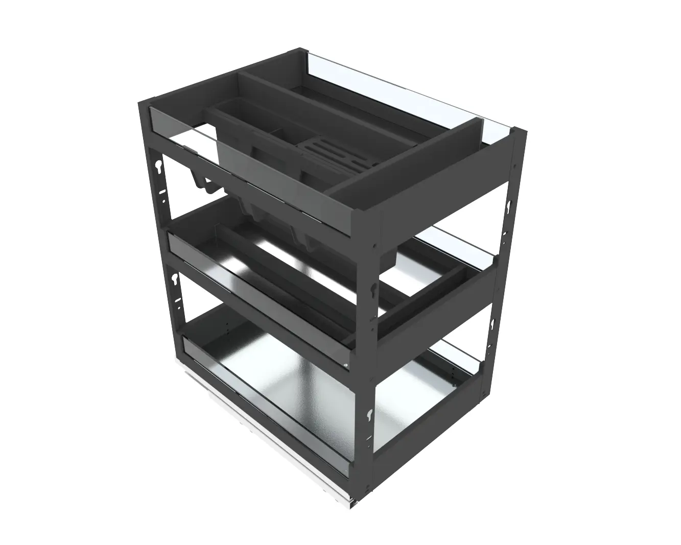 Бутылочница Firmax 30x45x35 см цвет серый