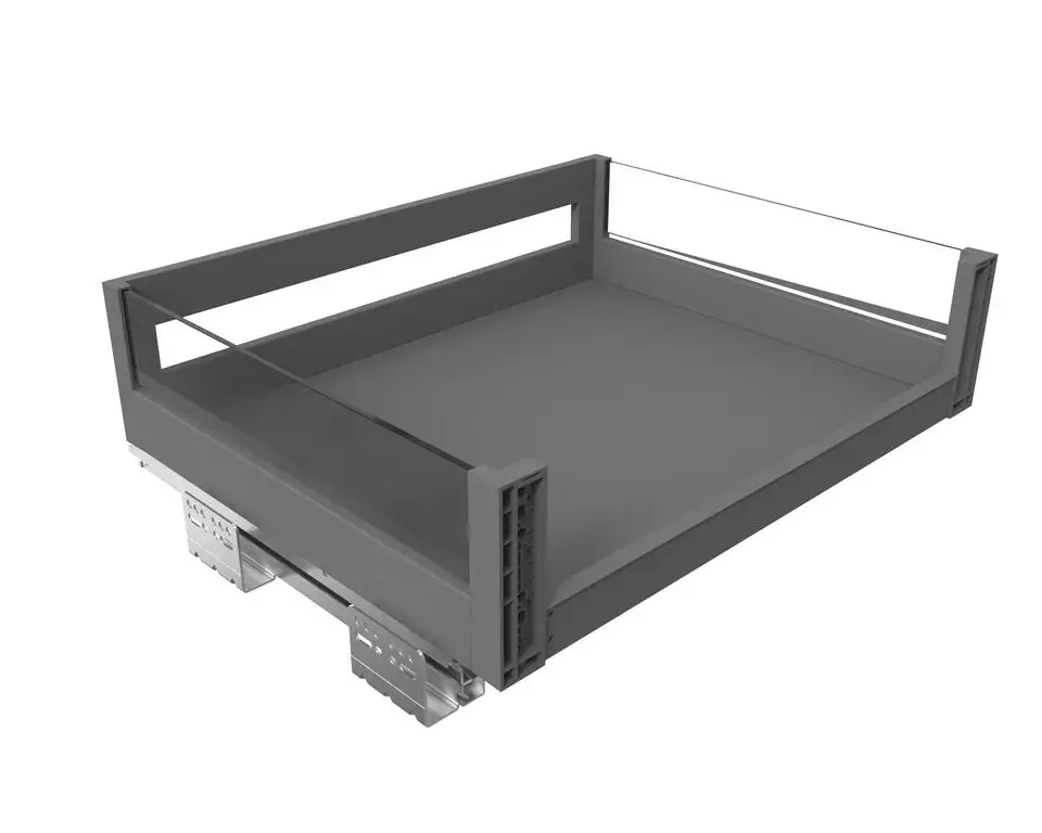 Выдвижная корзина для кухни Firmax 60x25x50 см цвет серый