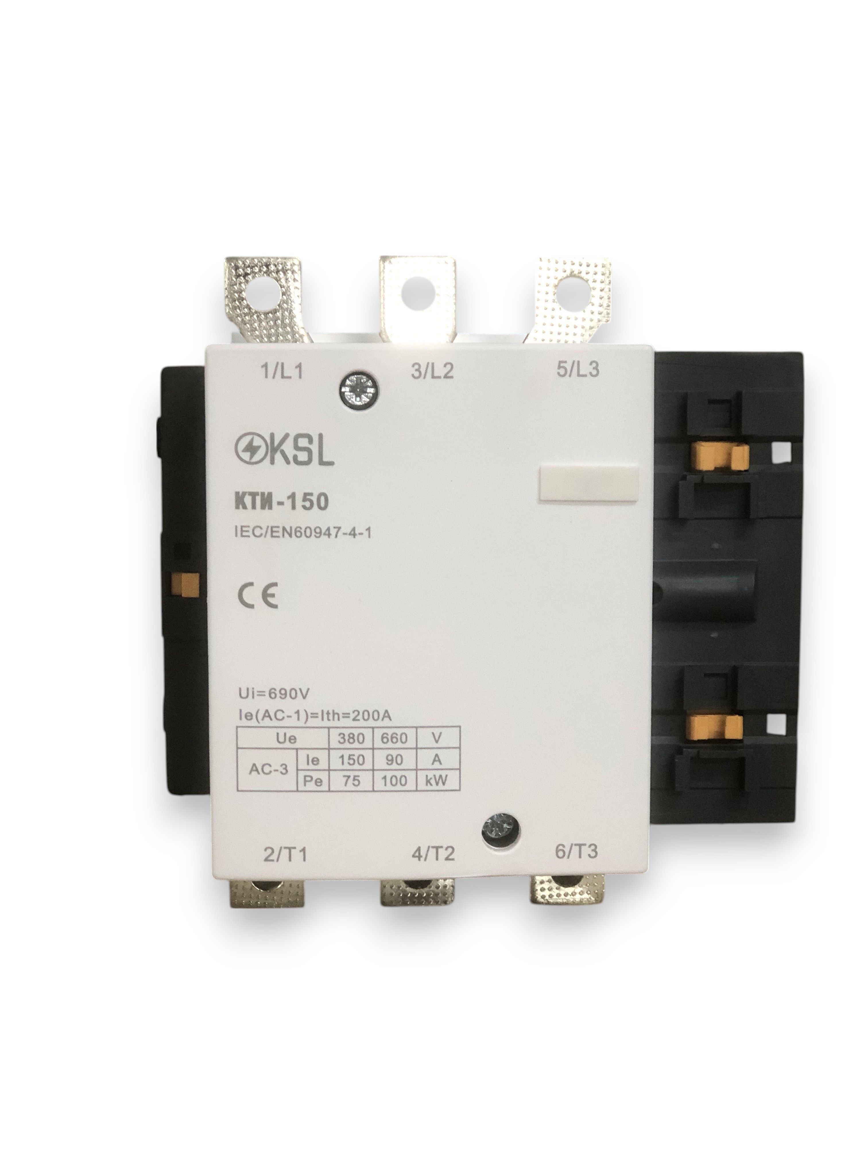 Изображение товара Контактор Kraso 150 А 230 В — трехфазный электромагнитный контактор