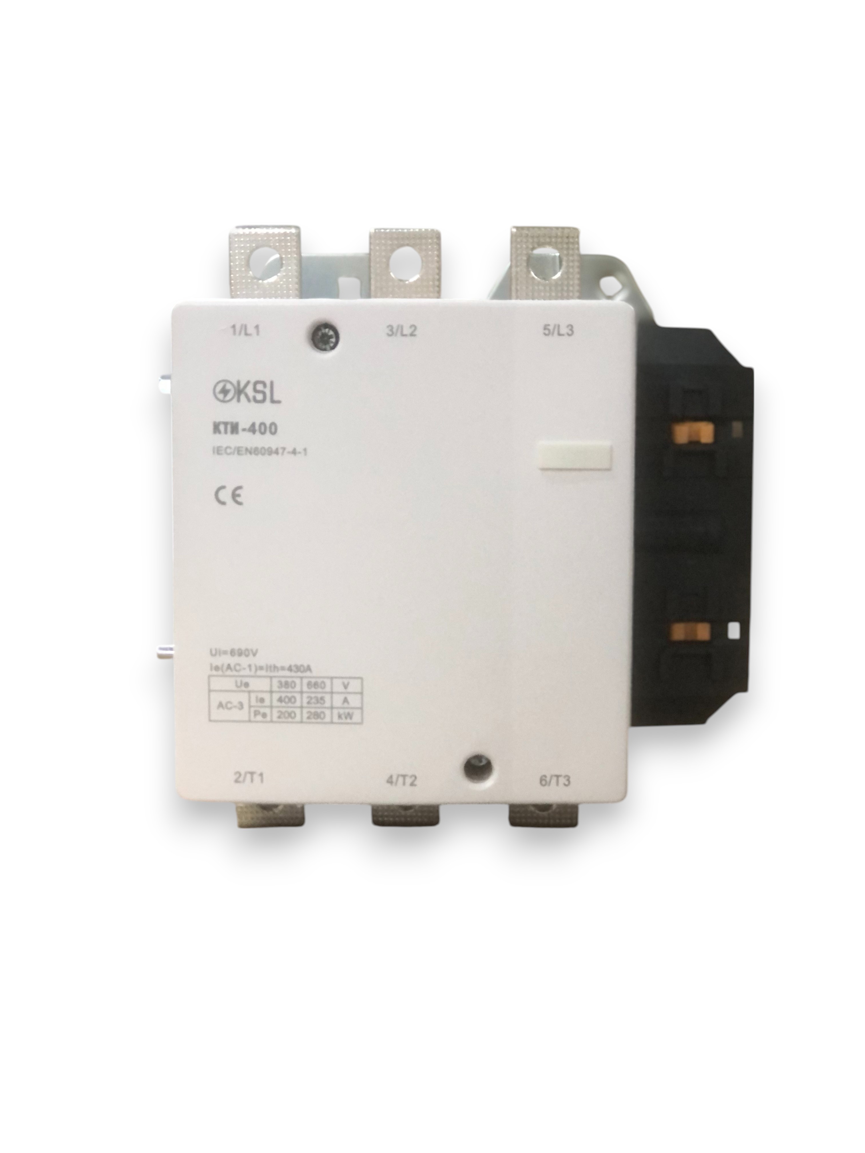 Изображение товара Контактор KRASO КТИ 400 А 230 В — электромагнитный 3-х фазный