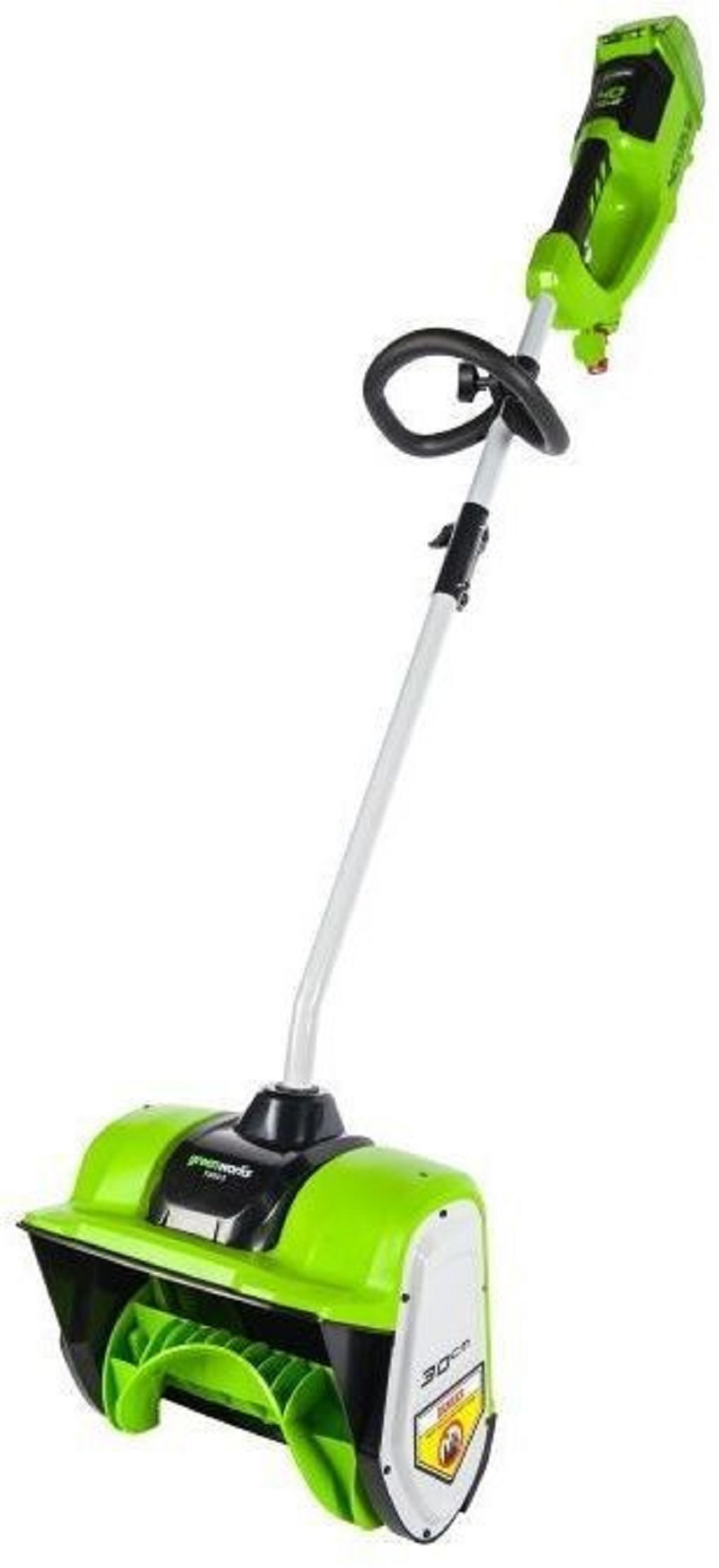 Изображение товара Аккумуляторный снегоуборщик GREENWORKS GD40SSK5 30 см 40 В