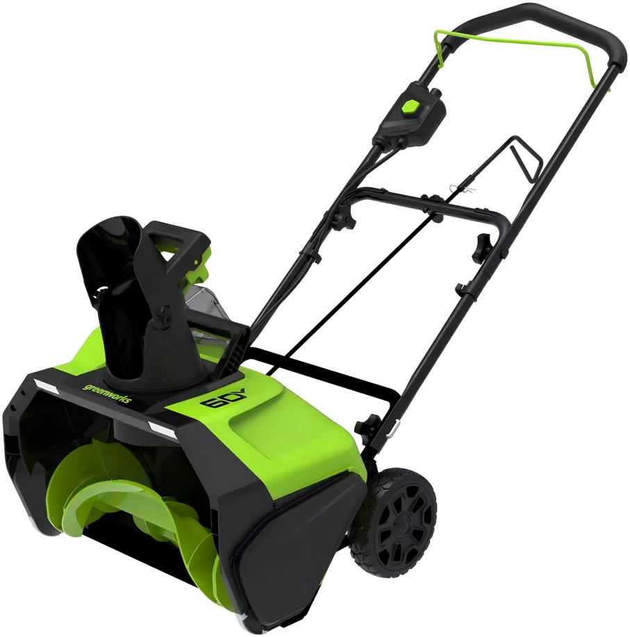 Изображение товара Снегоуборщик аккумуляторный Greenworks Gd60pstk4 51 см 60 В