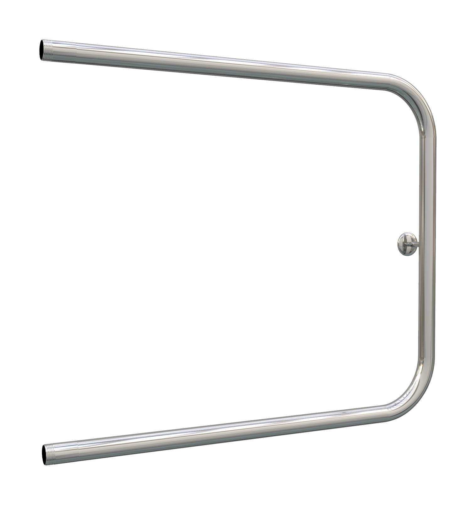 Изображение товара Водяной П-образный полотенцесушитель из нержавеющей стали Роснерж P101000 600x700 мм хром
