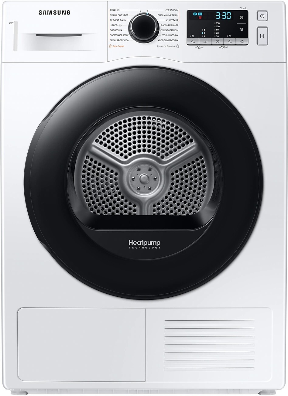 Изображение товара Сушильная машина Samsung DV90TA040AE/LP 60x85x60 см 9кг цвет белый Изображение товара Сушильная машина Samsung DV90TA040AE/LP 60x85x60 см 9кг цвет белый