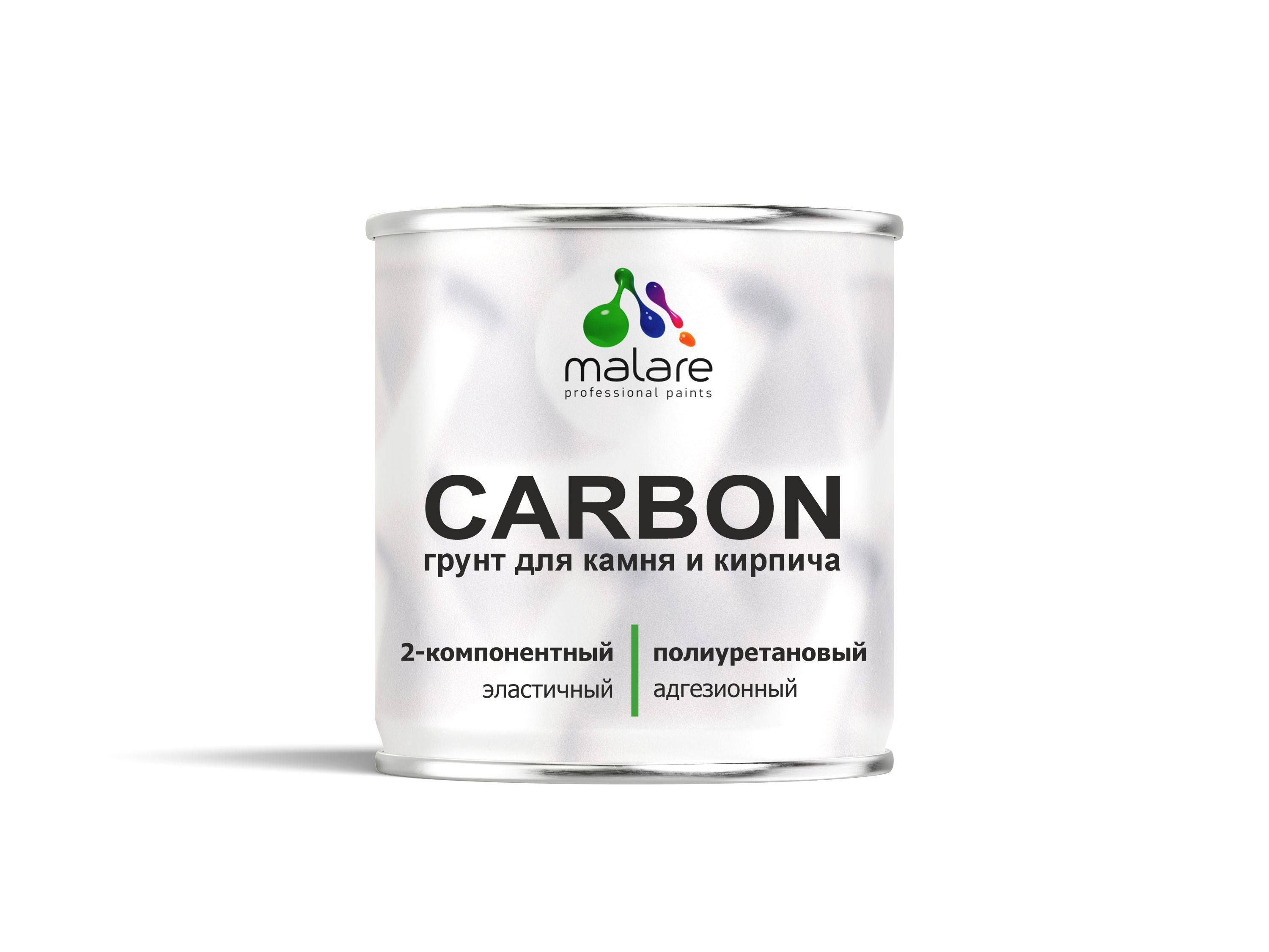 Изображение товара Полиуретановый грунт Malare Carbon для камня и кирпича (1.8кг и 70г отвердитель