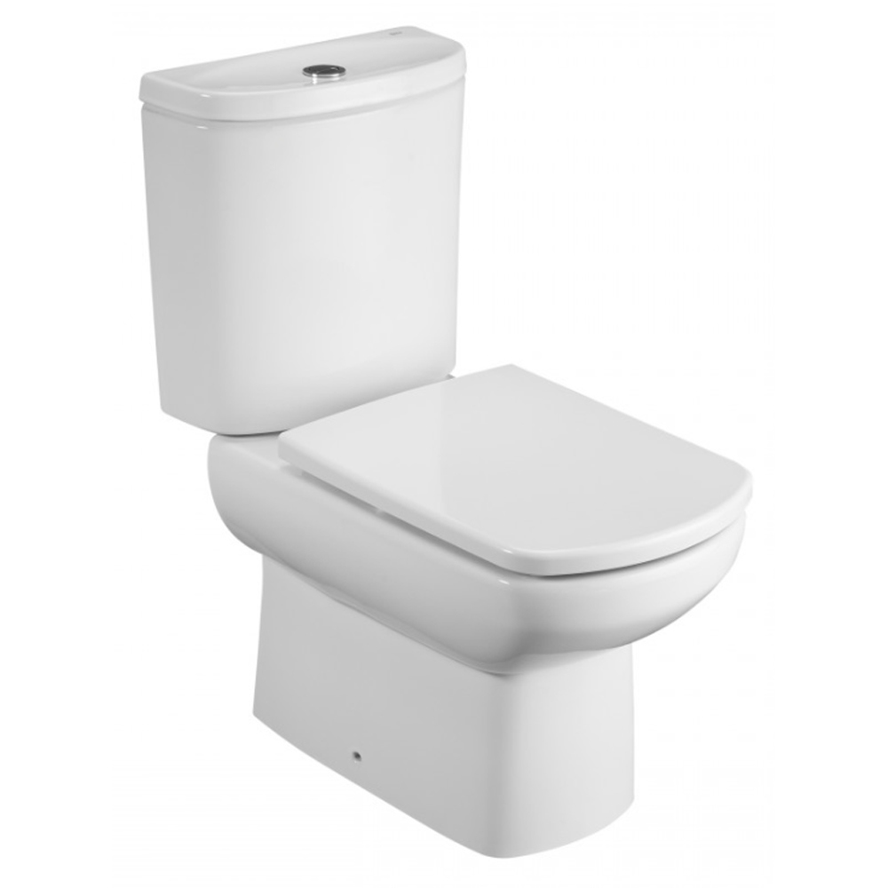 Изображение товара Унитаз-компакт Roca Dama Senso универсальный кнопка для слива с двойной функцией