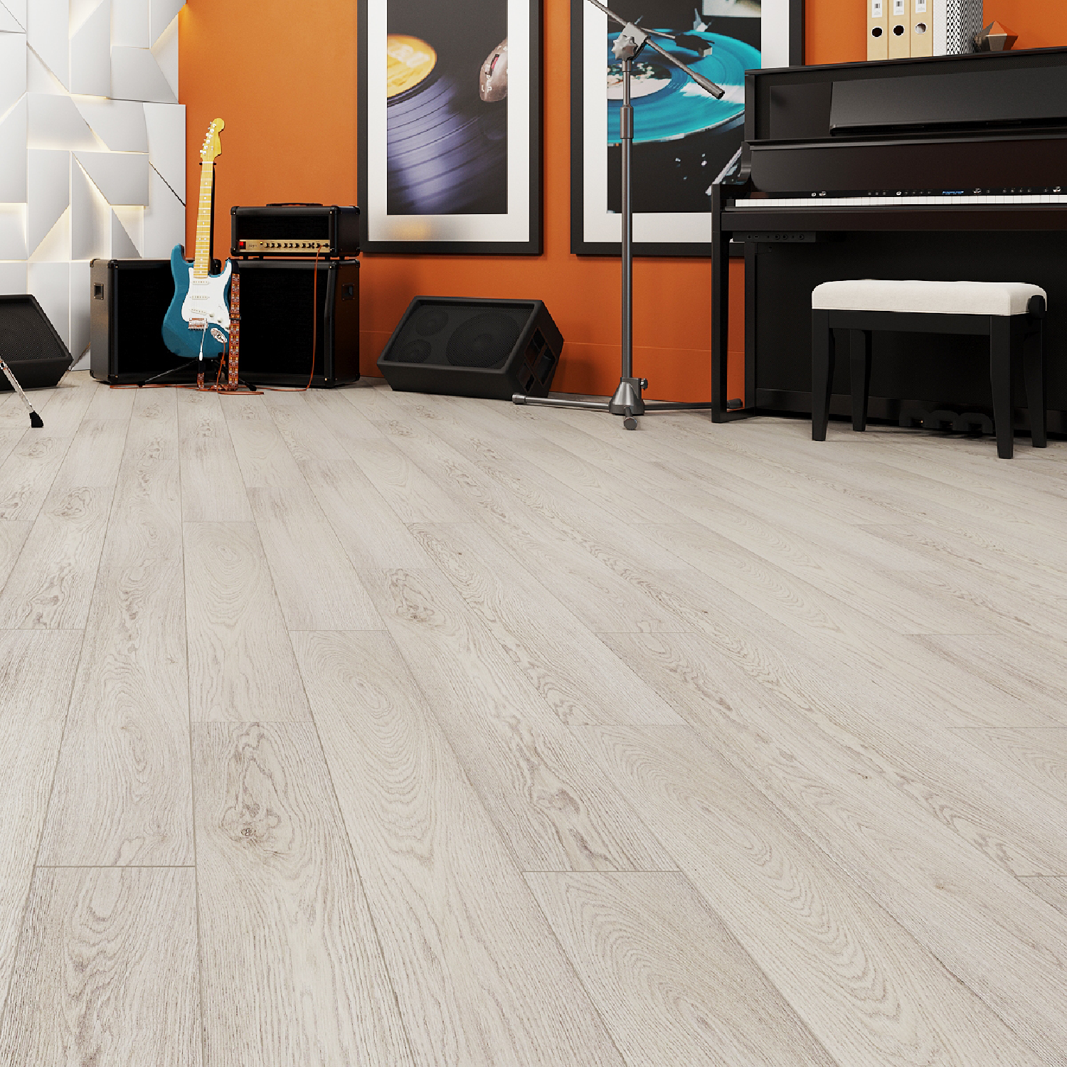 Изображение товара Ламинат Хаггинс 33 класс толщина 12 мм с фаской 1.864 м² бежевый