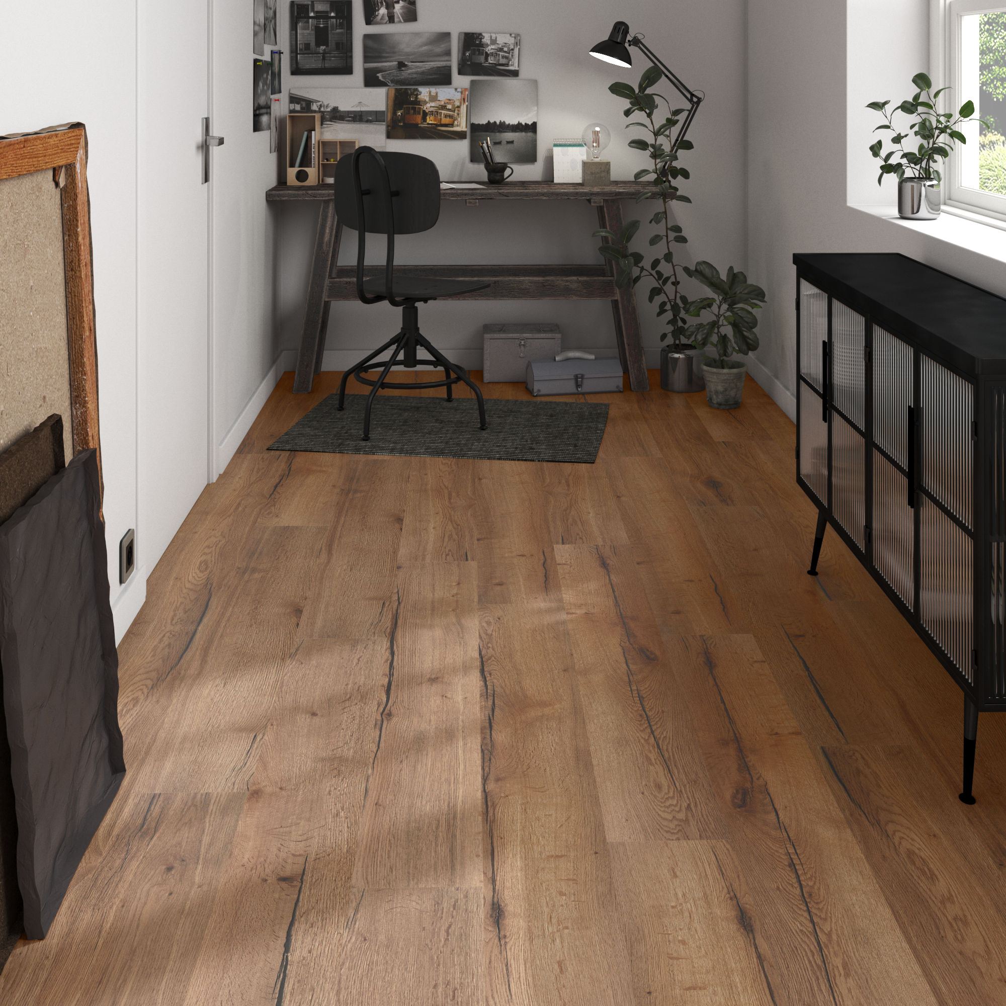 Изображение товара Ламинат Artens Дуб Улисс EG 33 класс, толщина 8 мм, 1.99 м², Россия