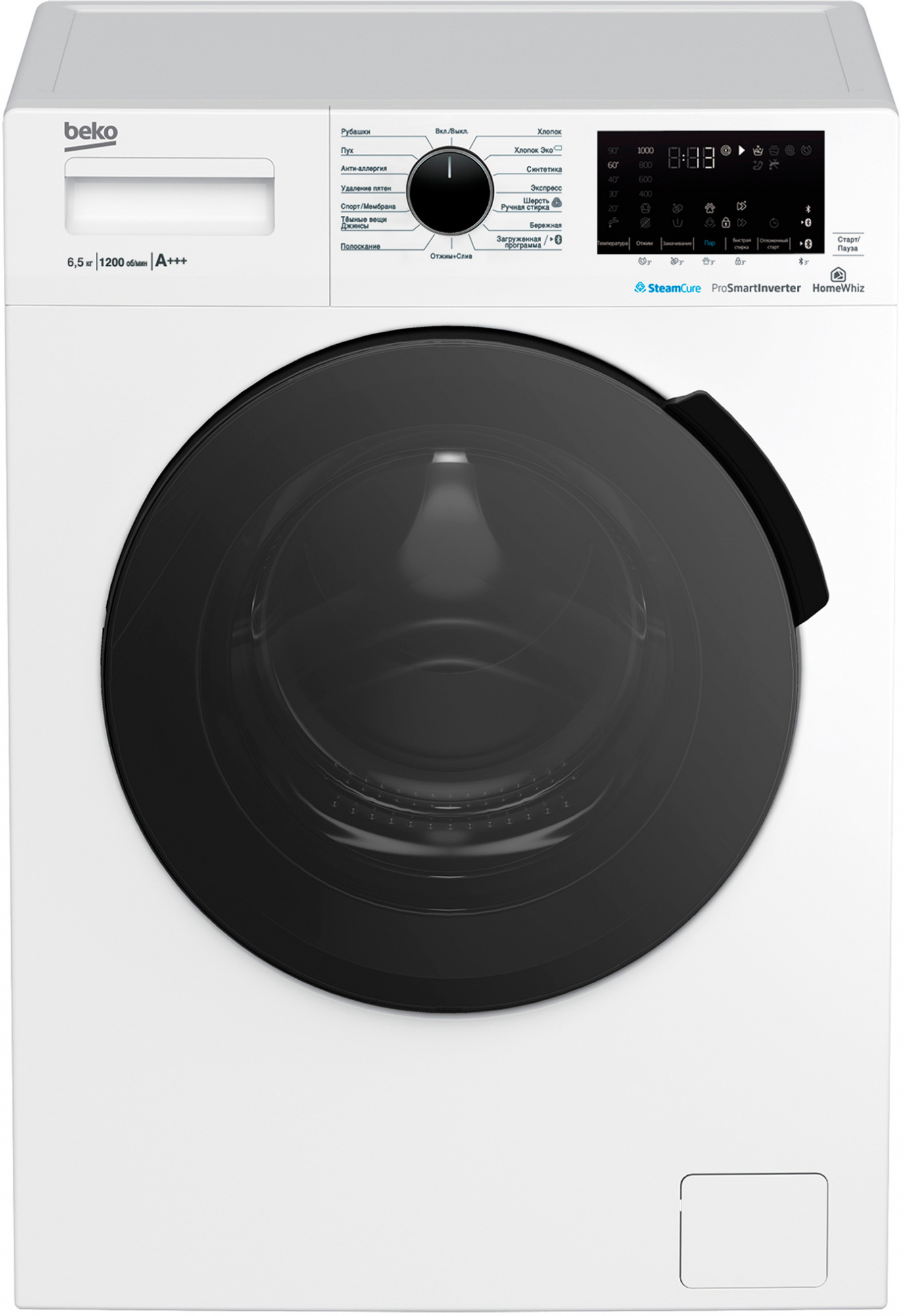 Изображение товара Стиральная машина Beko Wspe6h616w 60x88x64 см 6.5 кг цвет белый