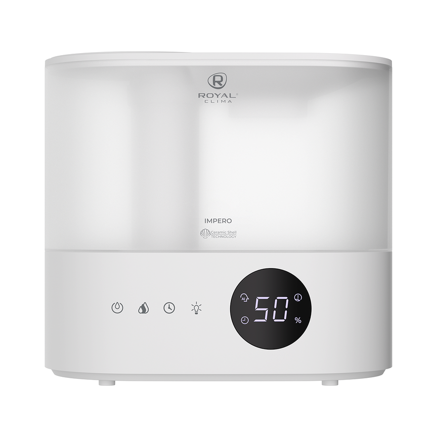 Изображение товара Ультразвучный увлажнитель воздуха Royal Clima Impero RUH-IM300/3.5E-WT белый 3.5 л для дома и офиса