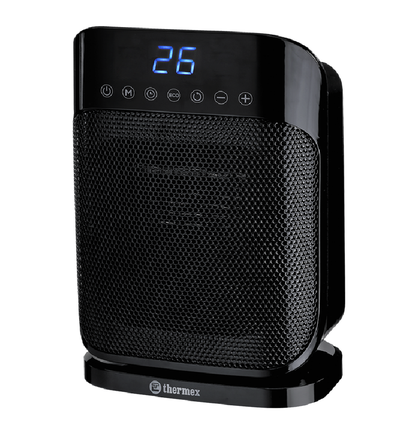 Изображение товара Электрическая тепловая пушка Thermex Nero 1500E мощностью 1500 Вт для обогрева помещения