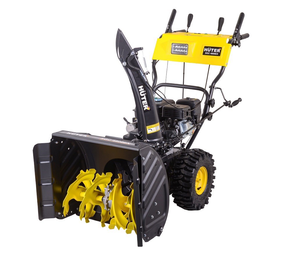 Изображение товара Бензиновый снегоуборщик Huter SGC 4800EX 68 см 7 л.с. электростартер